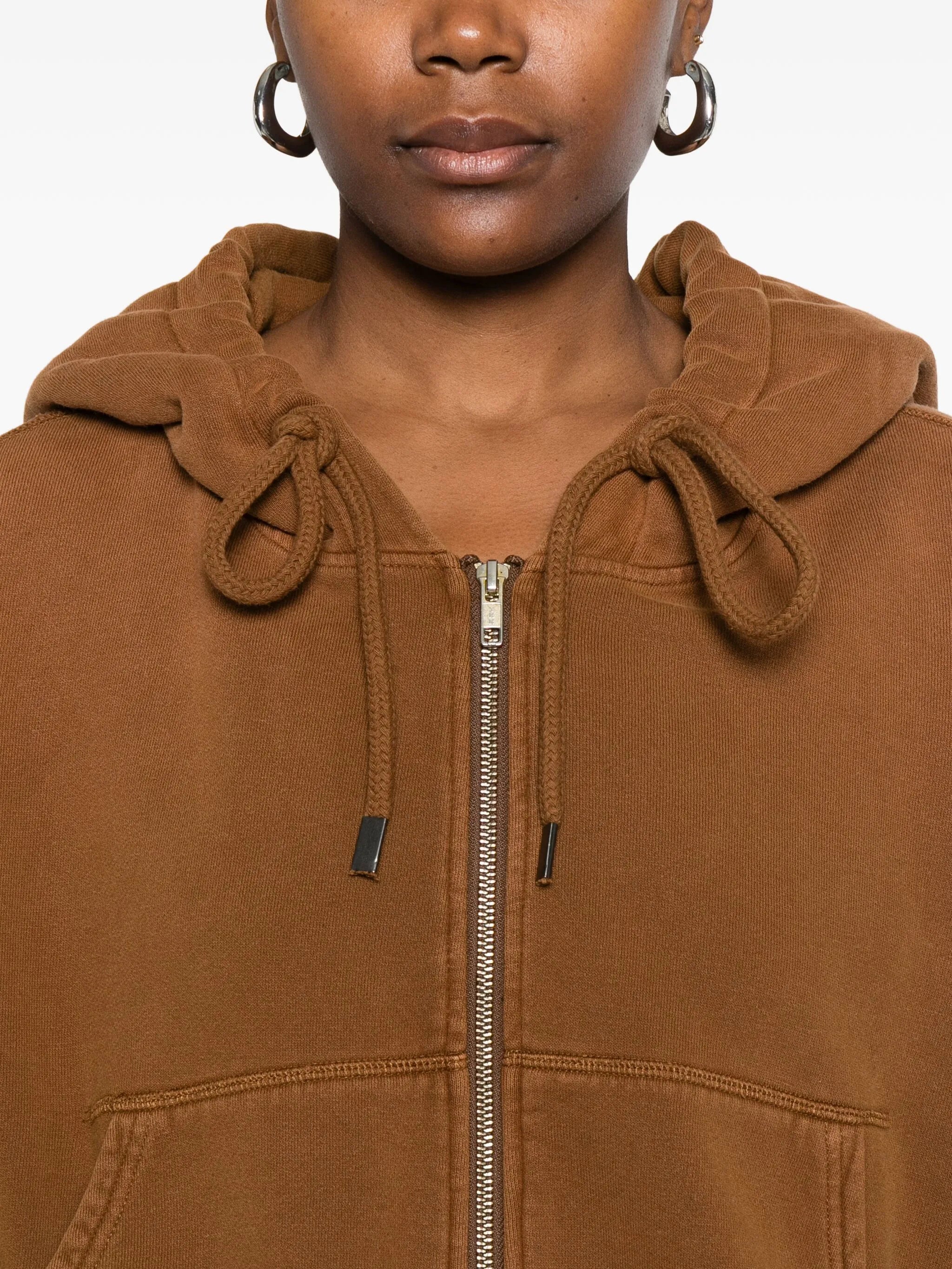 zip-up hoodie