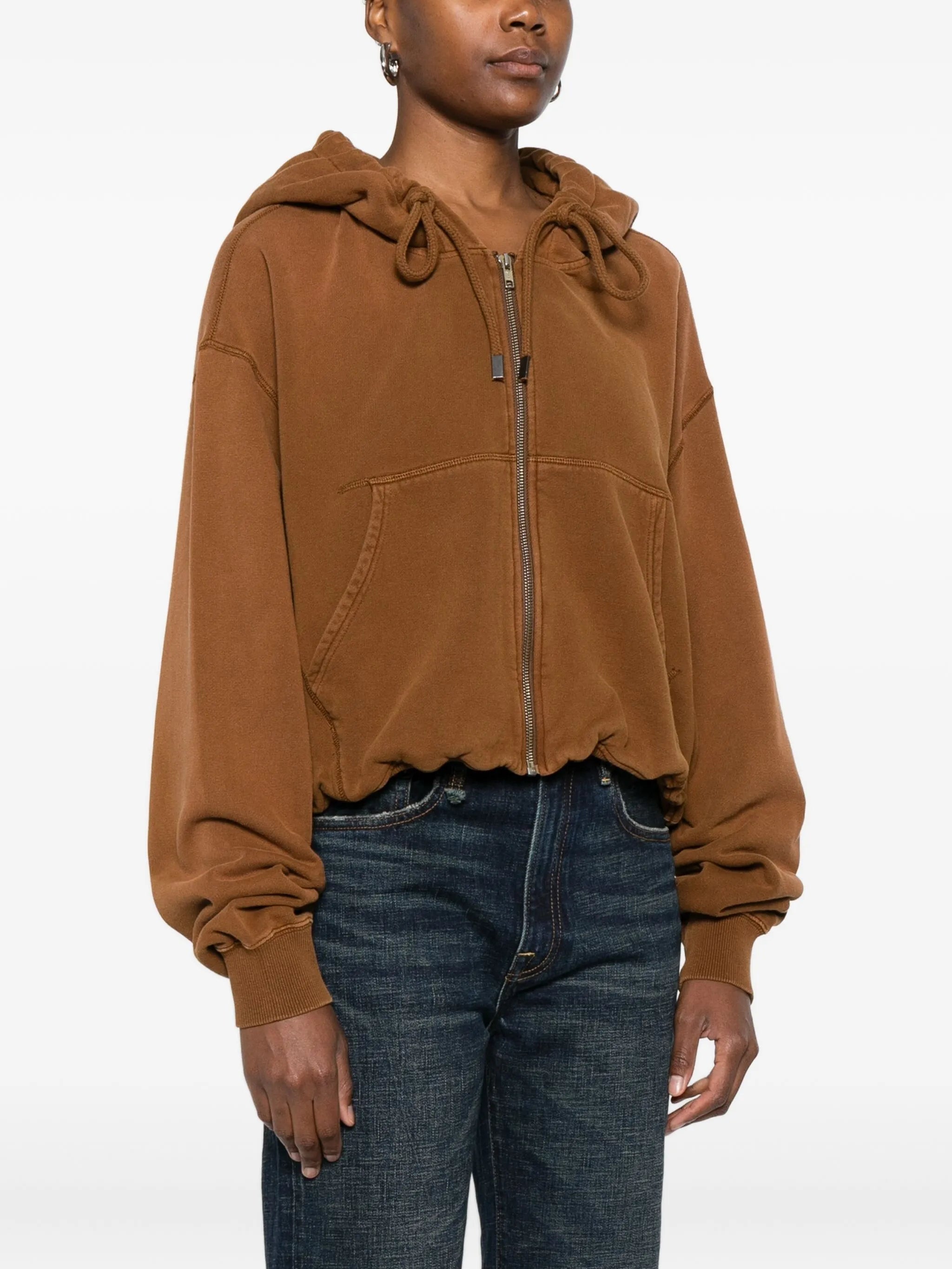 zip-up hoodie