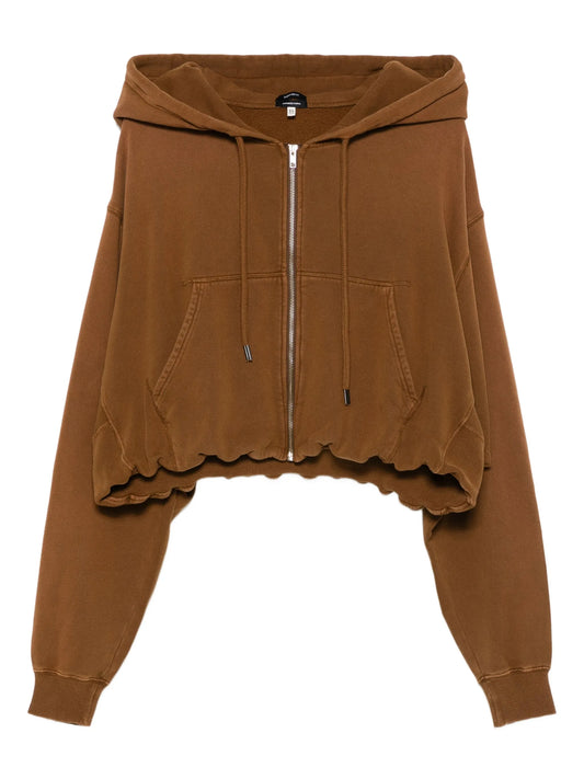 zip-up hoodie