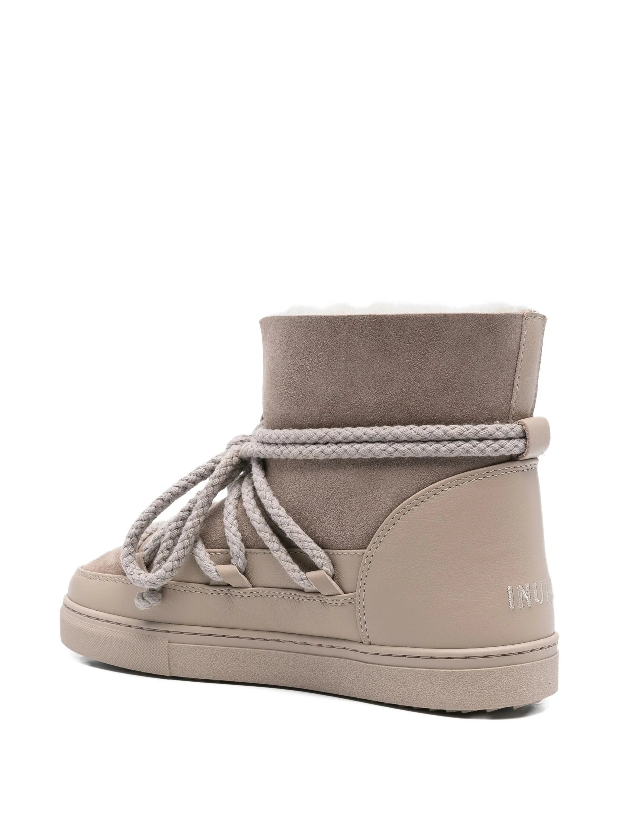 suede lace-up boots