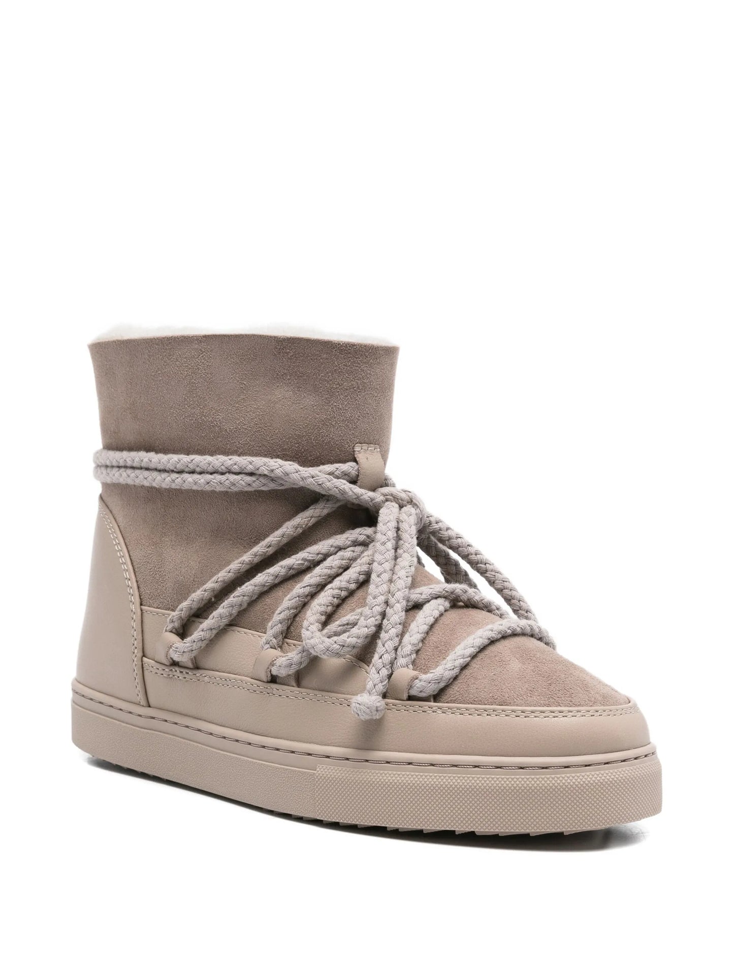 suede lace-up boots