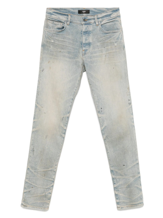 straight-leg jeans
