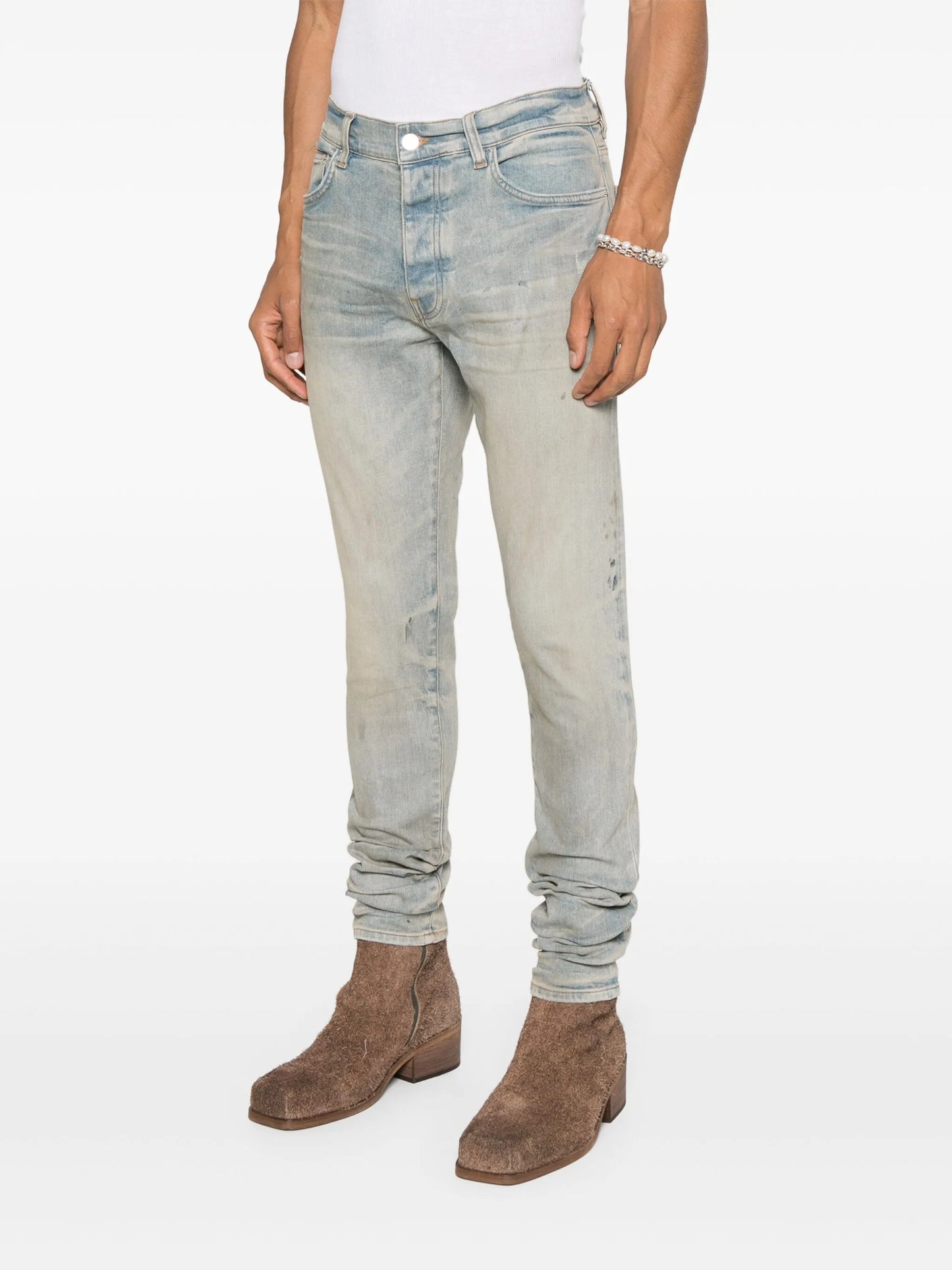 straight-leg jeans
