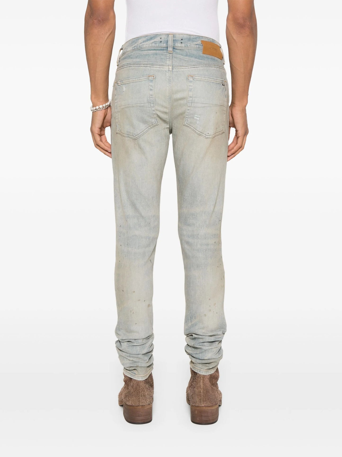 straight-leg jeans