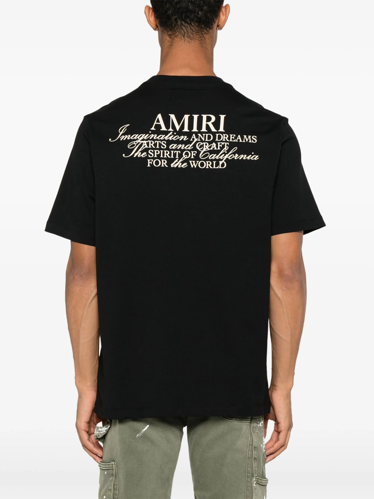 slogan-print T-shirt