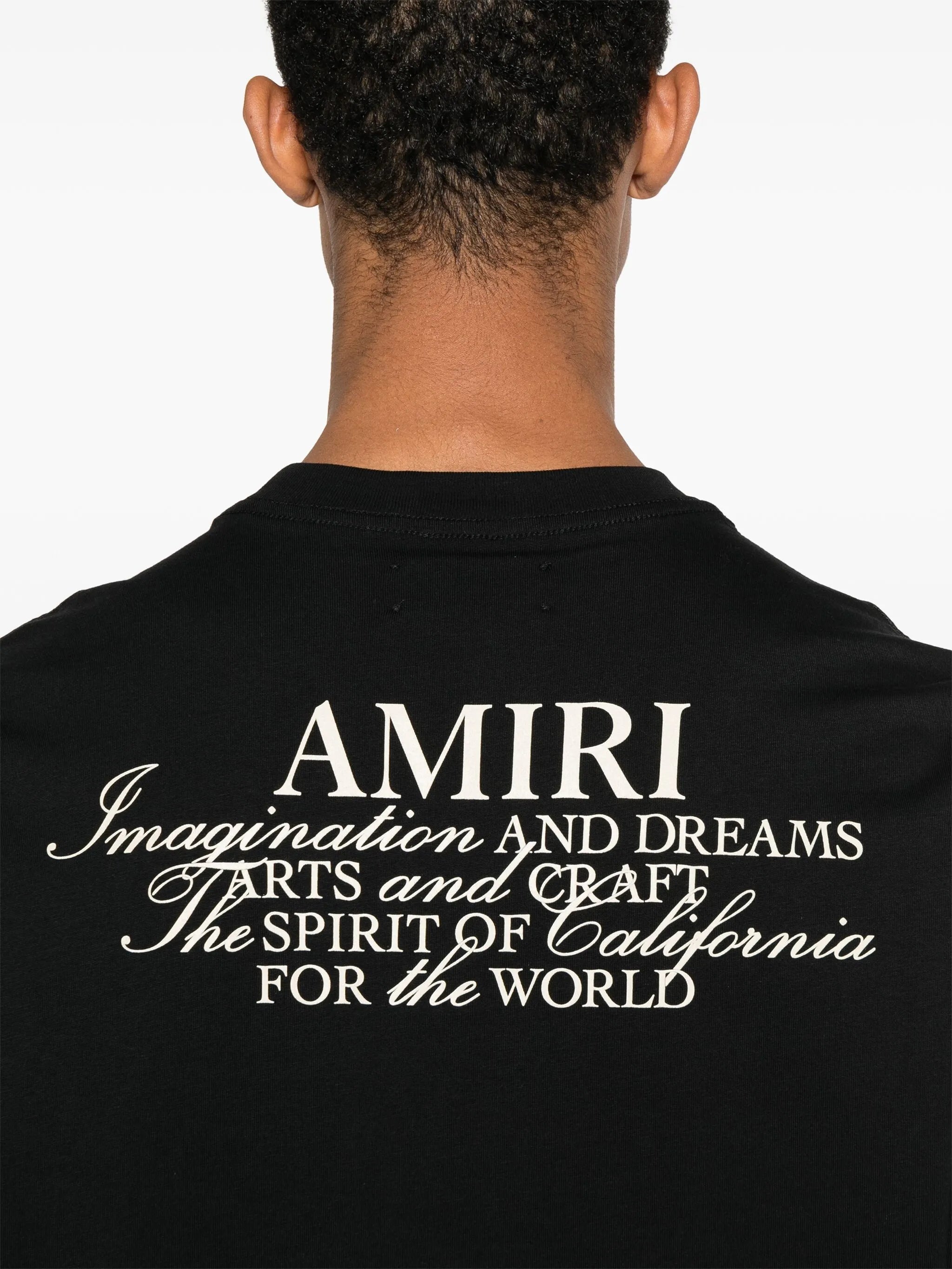 slogan-print T-shirt