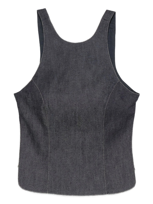open-back tank top