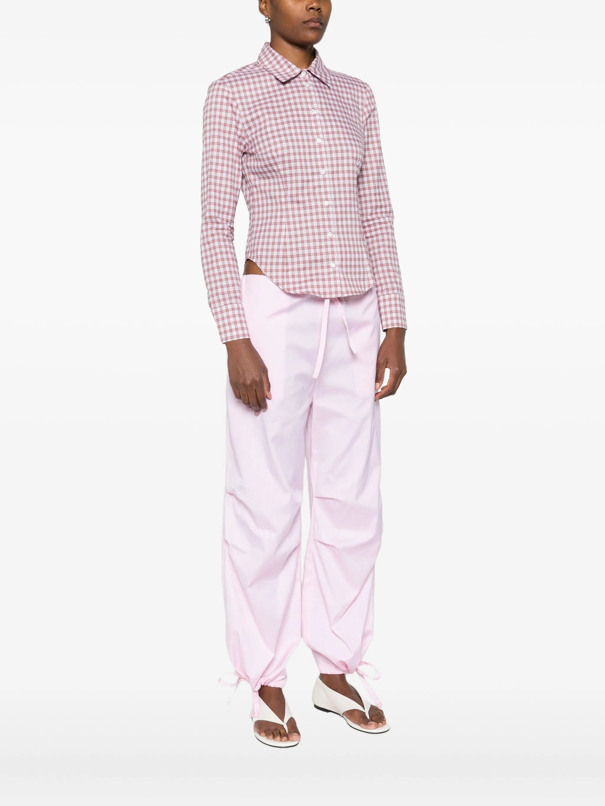 checked cotton shirt
