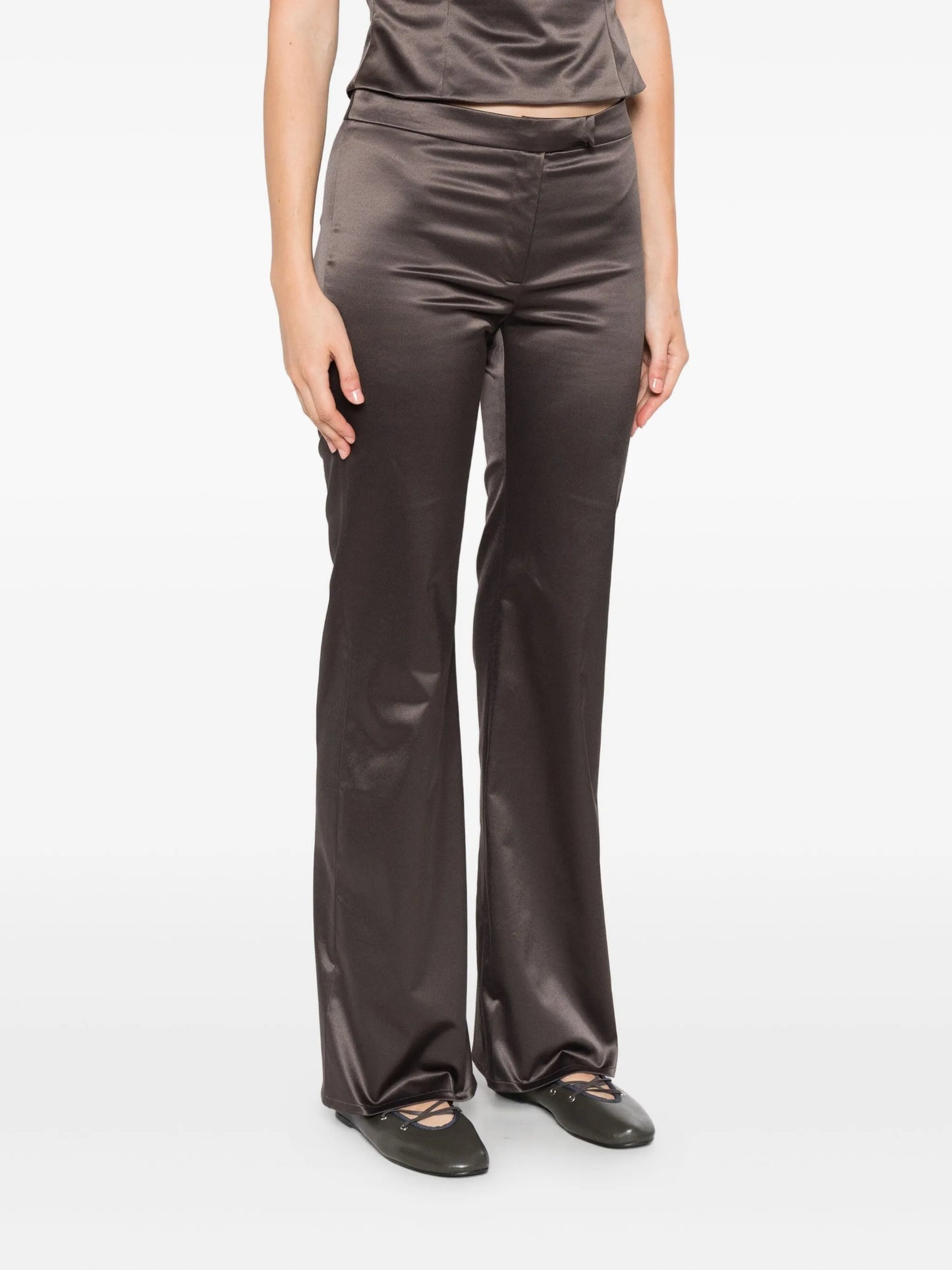 Bell flared trousers