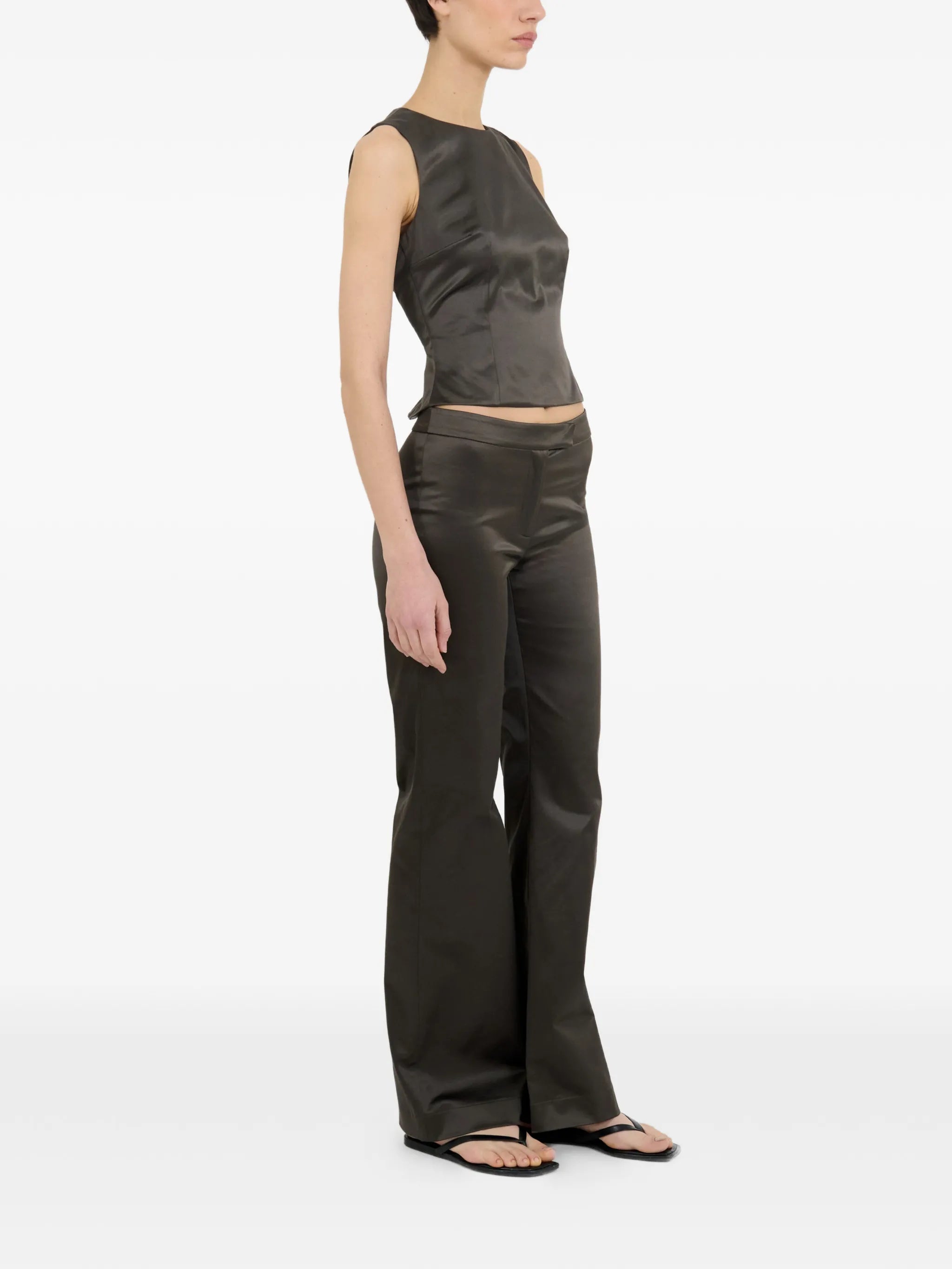 Bell flared trousers