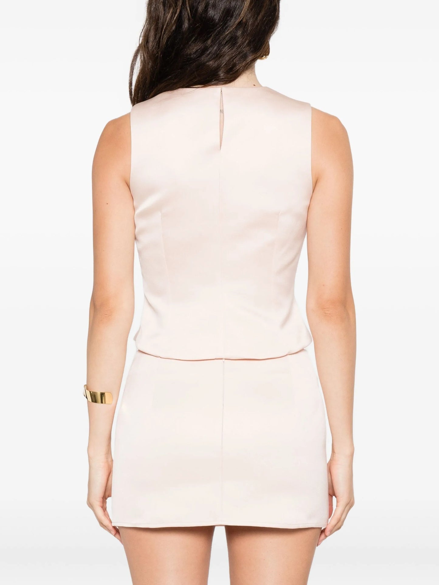 Nori satin tank top