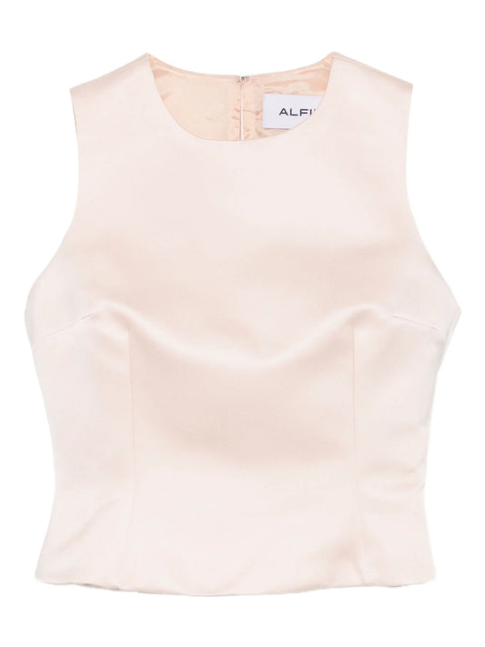 Nori satin tank top