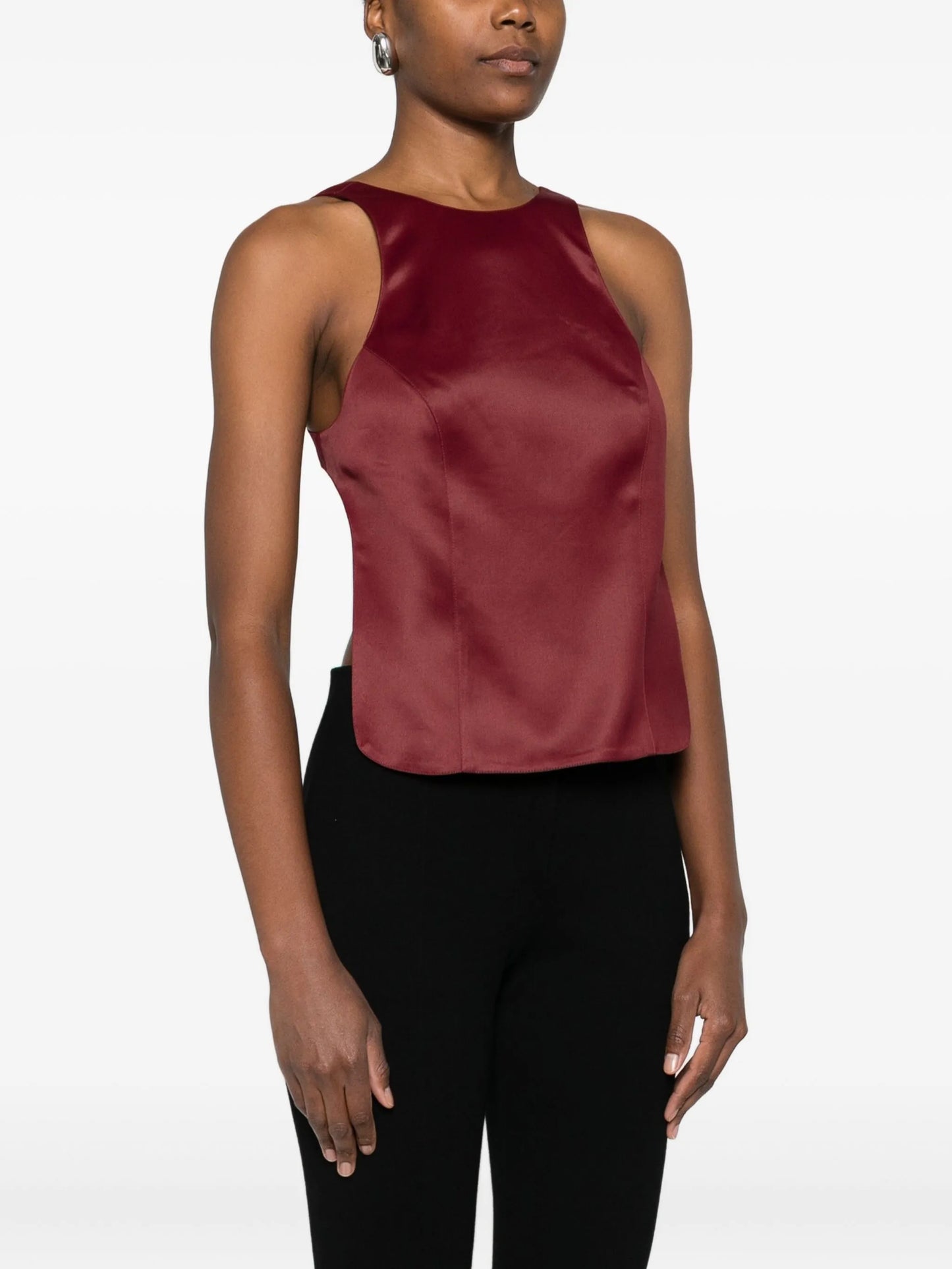 open-back tank top