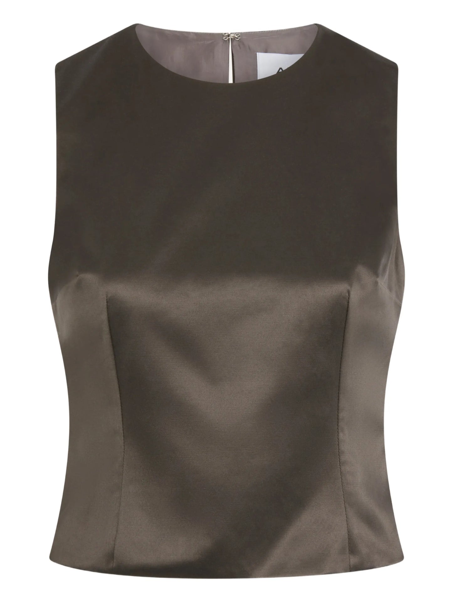 Nori satin tank top