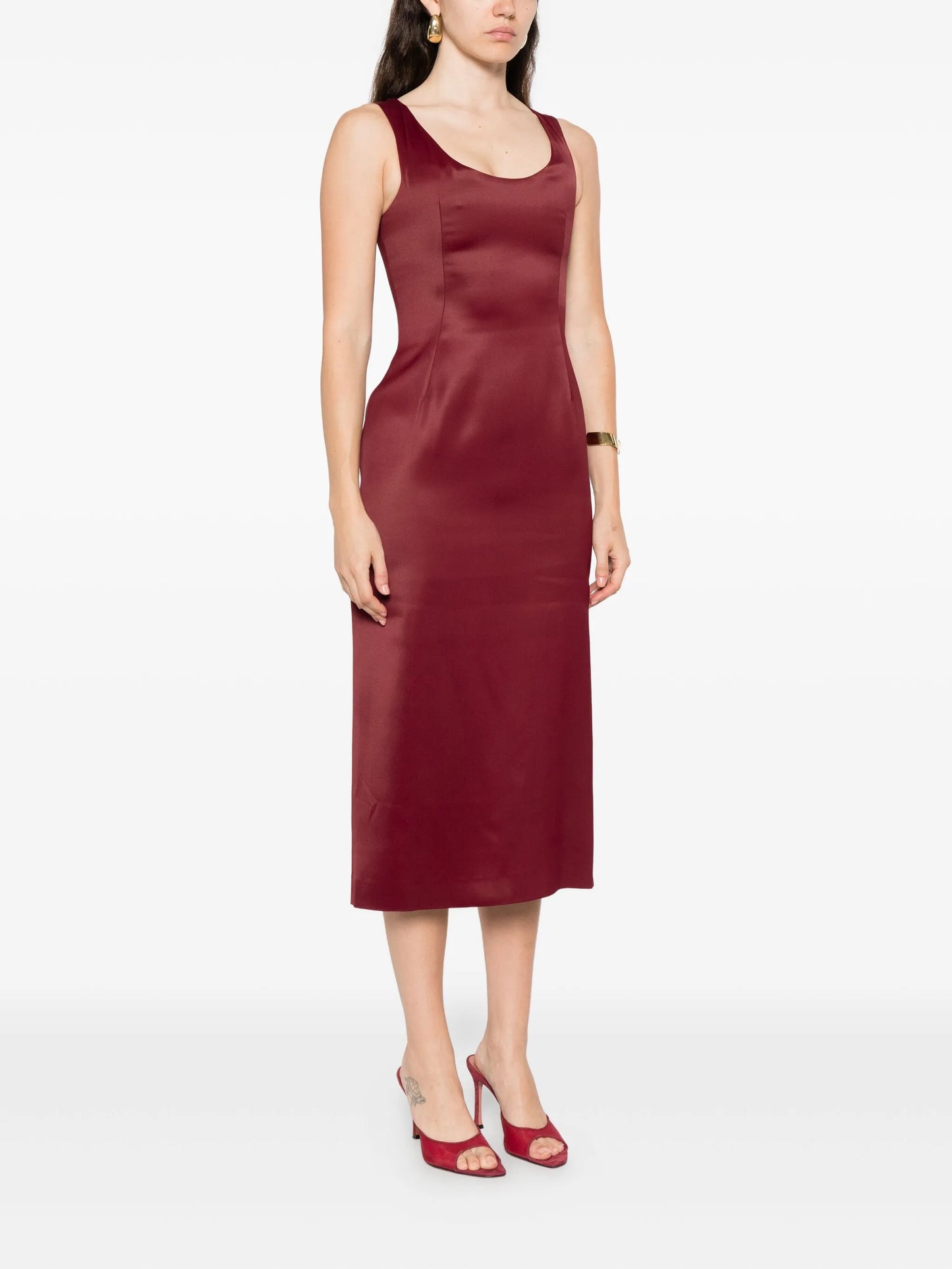 Haya sleeveless midi dress