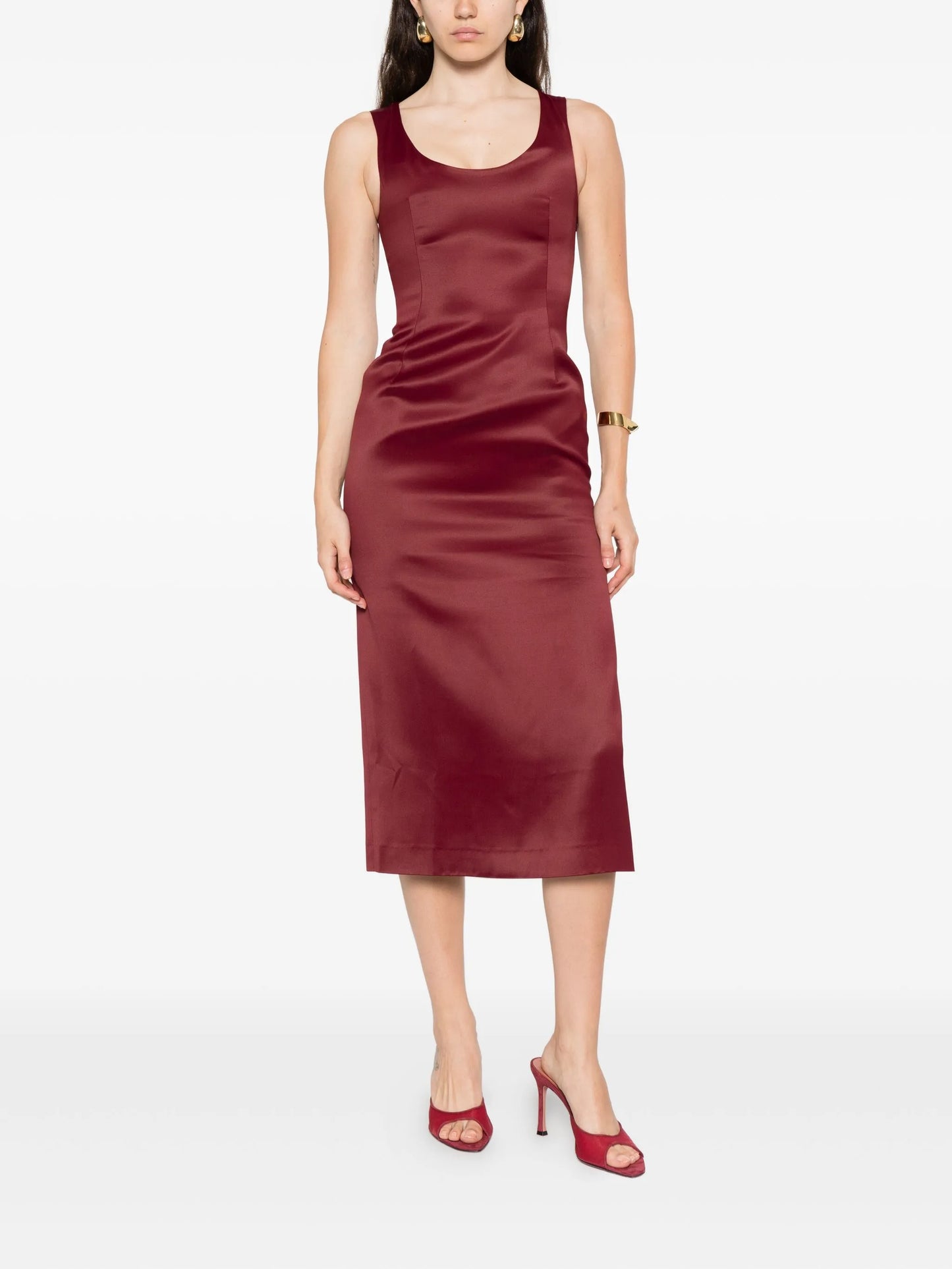 Haya sleeveless midi dress