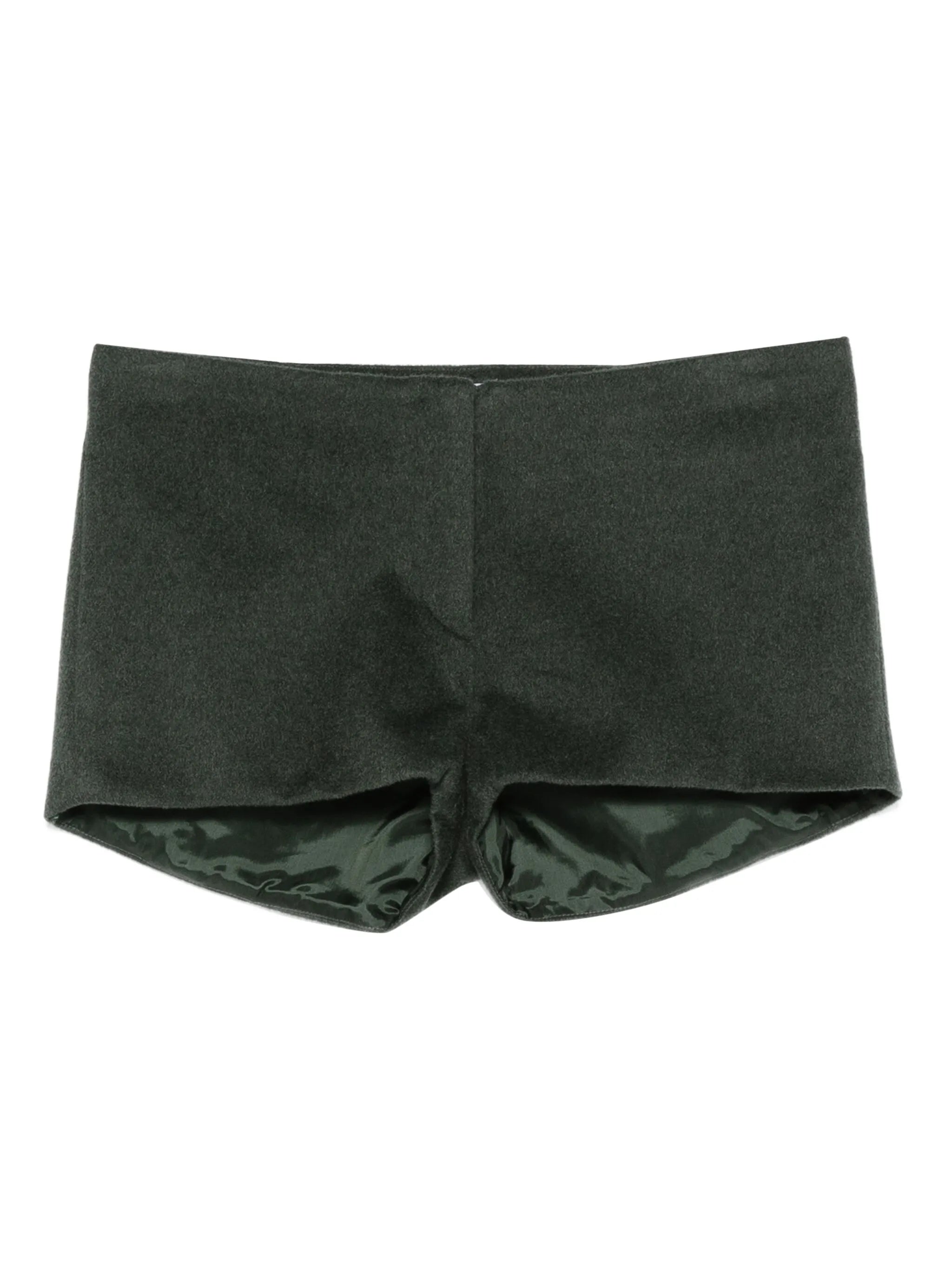 fine-knit mini shorts