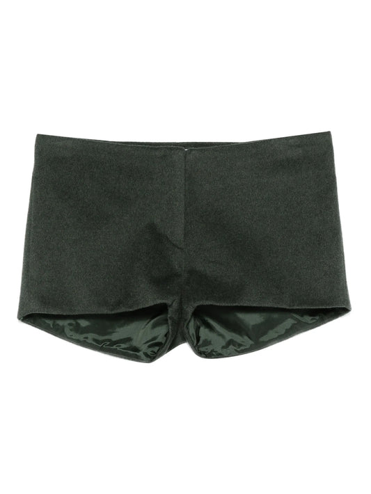 fine-knit mini shorts