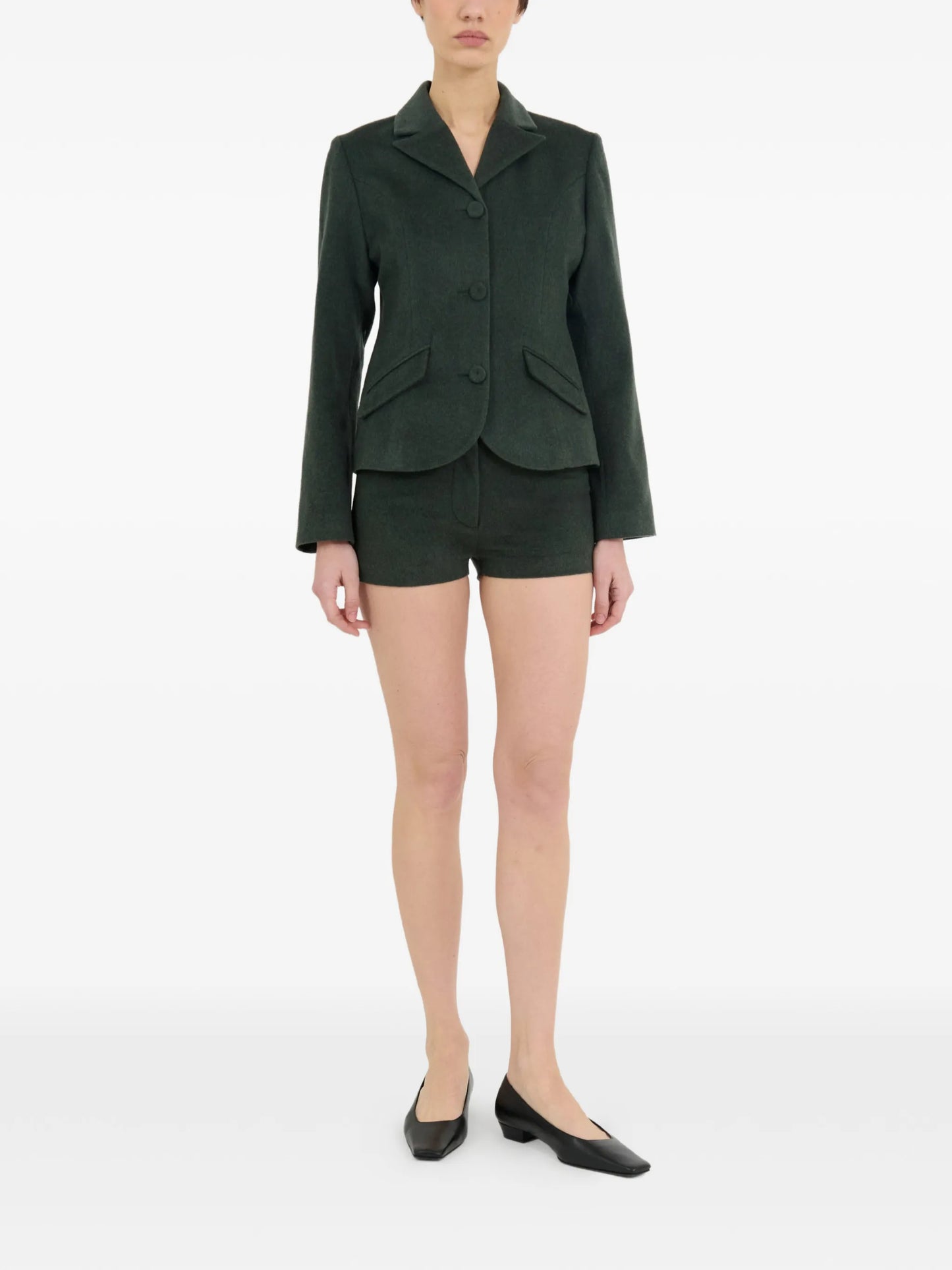 fine-knit mini shorts