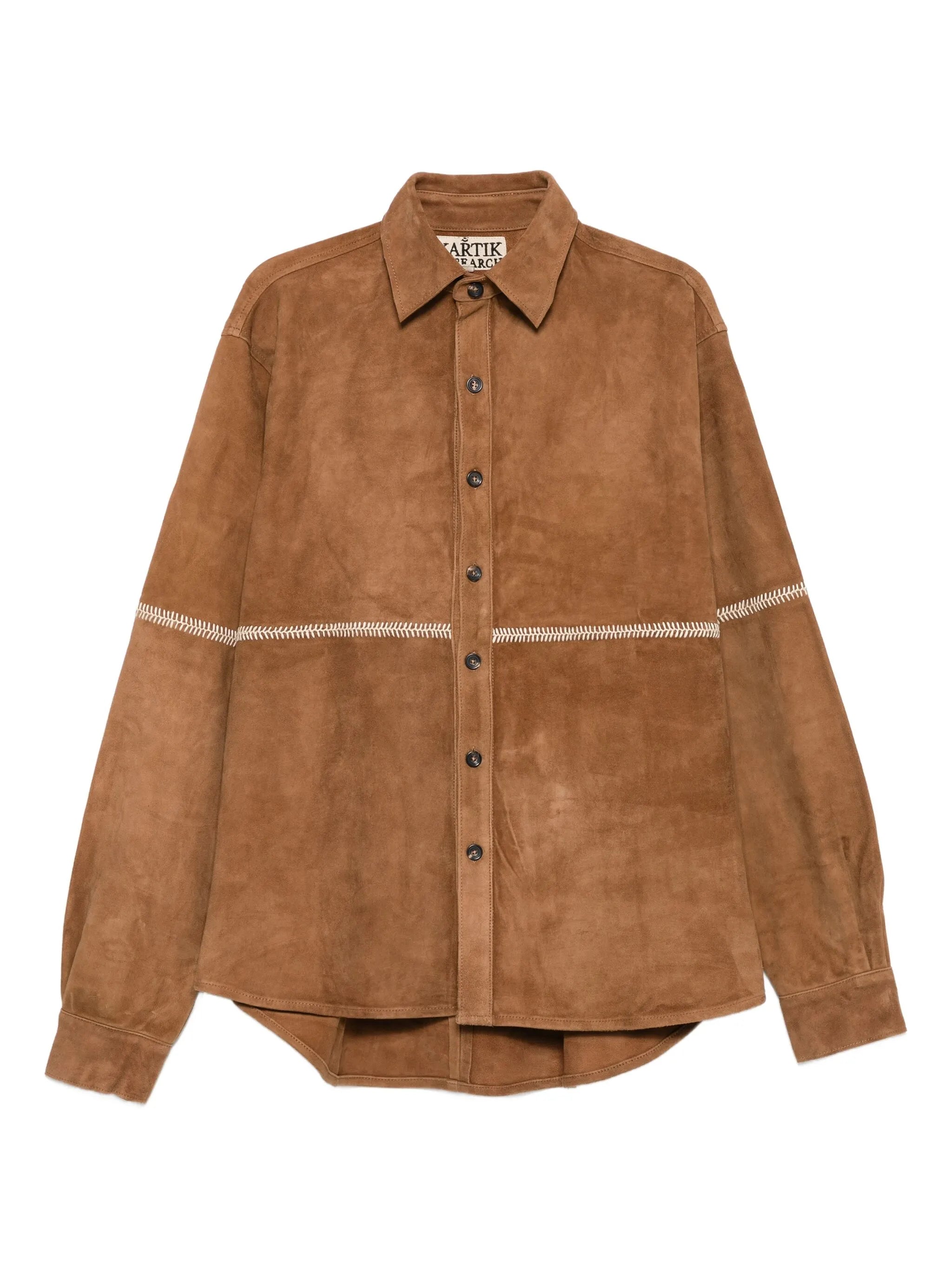 Rabari suede shirt