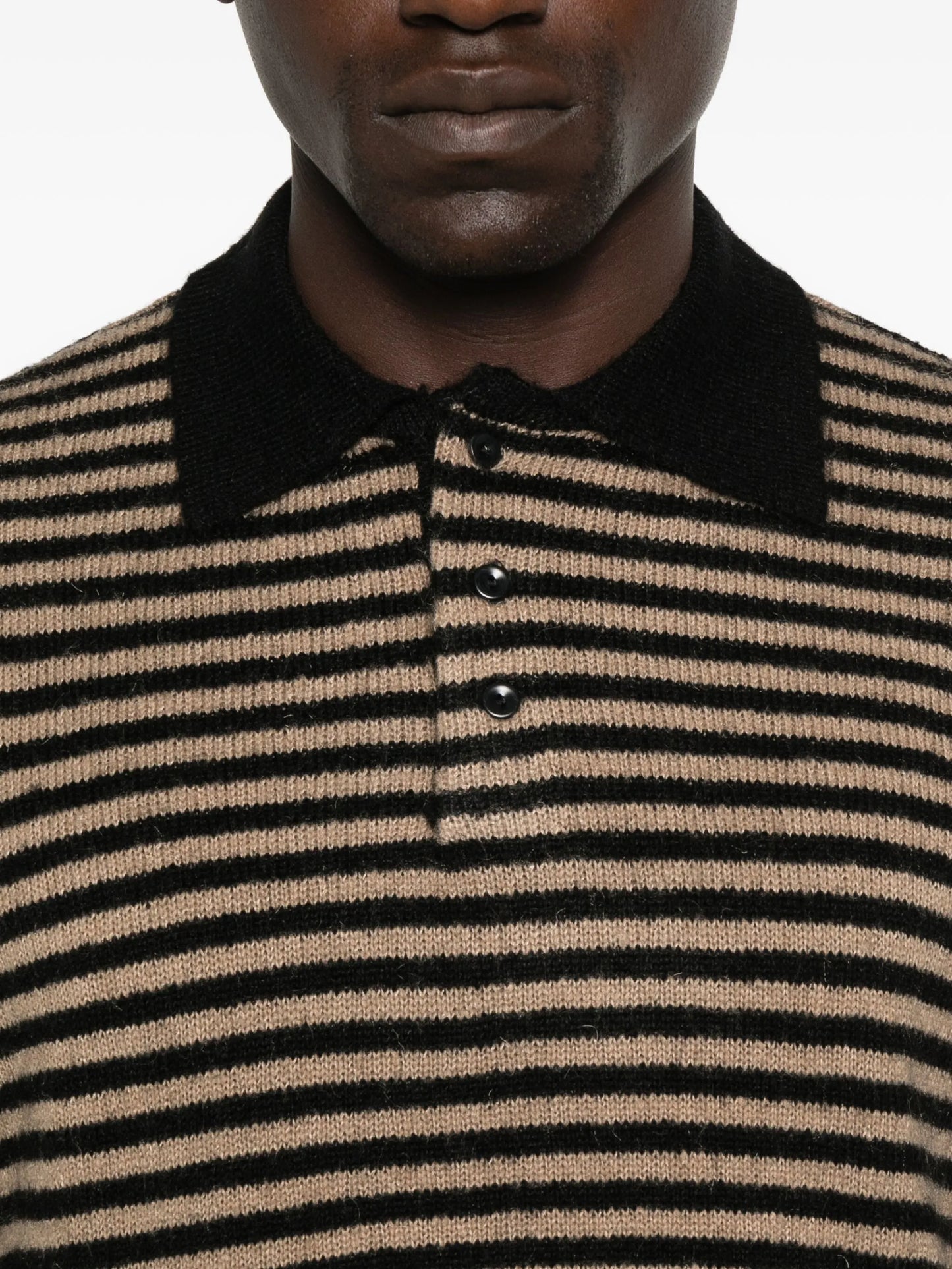 Leigh striped polo shirt