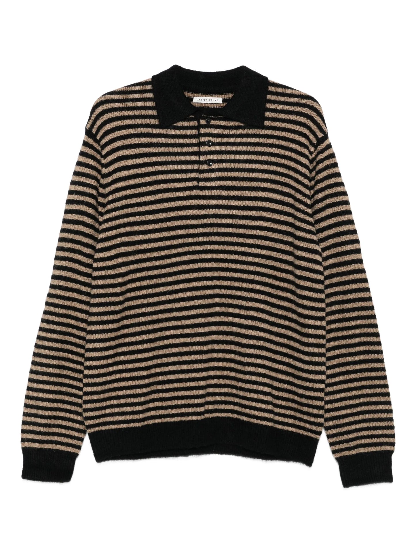 Leigh striped polo shirt