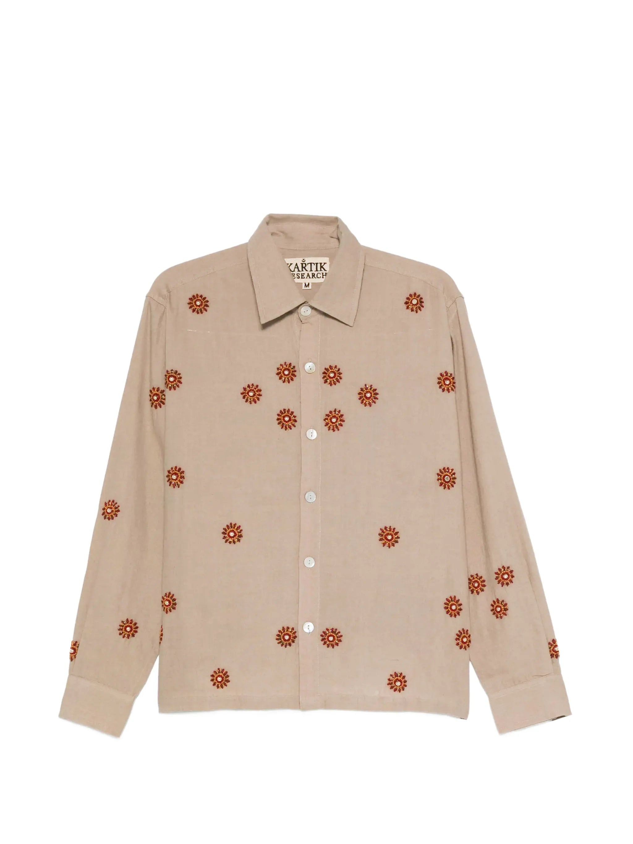 embroidered floral shirt