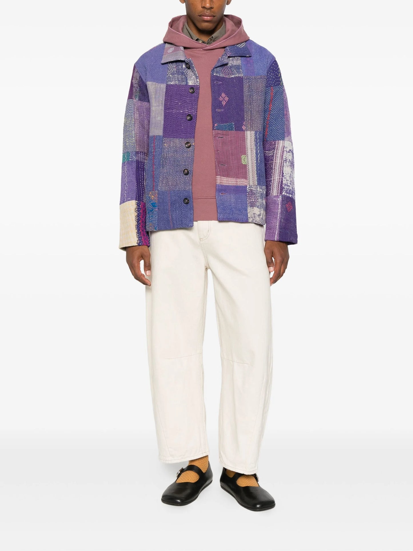 Kantha patchwork jacket