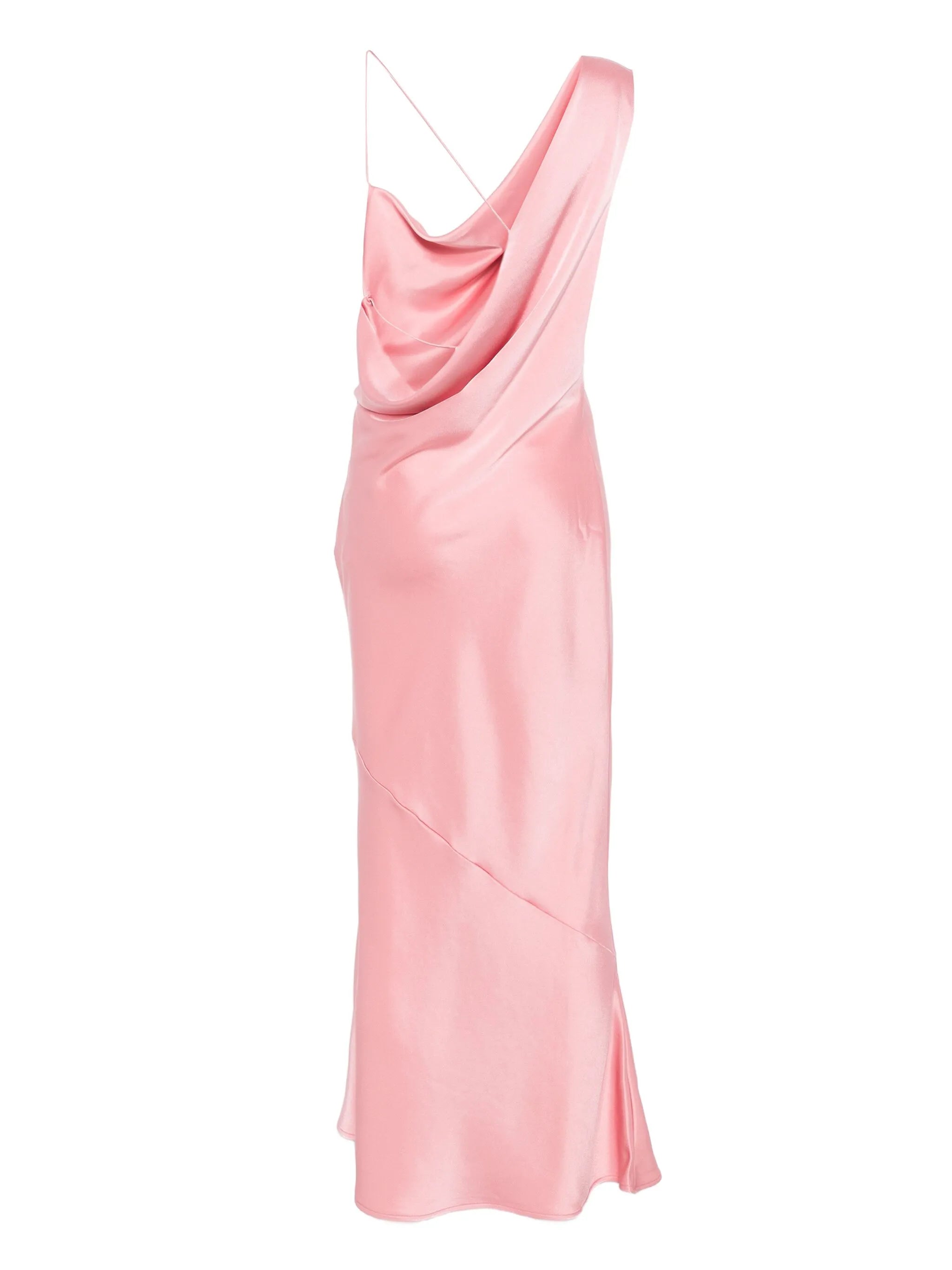 Minka cowl-neck slip dress