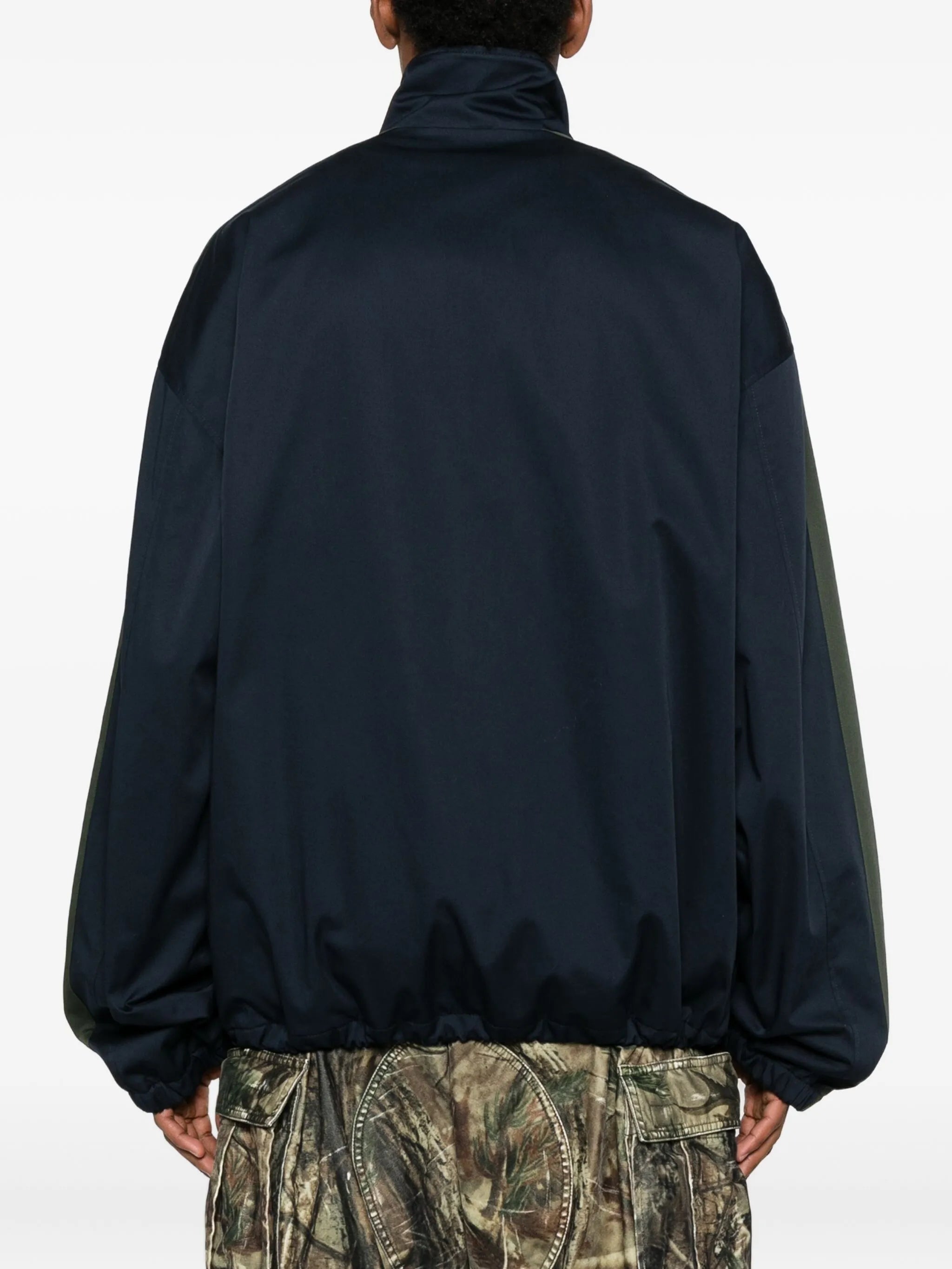 twill zip-up jacket