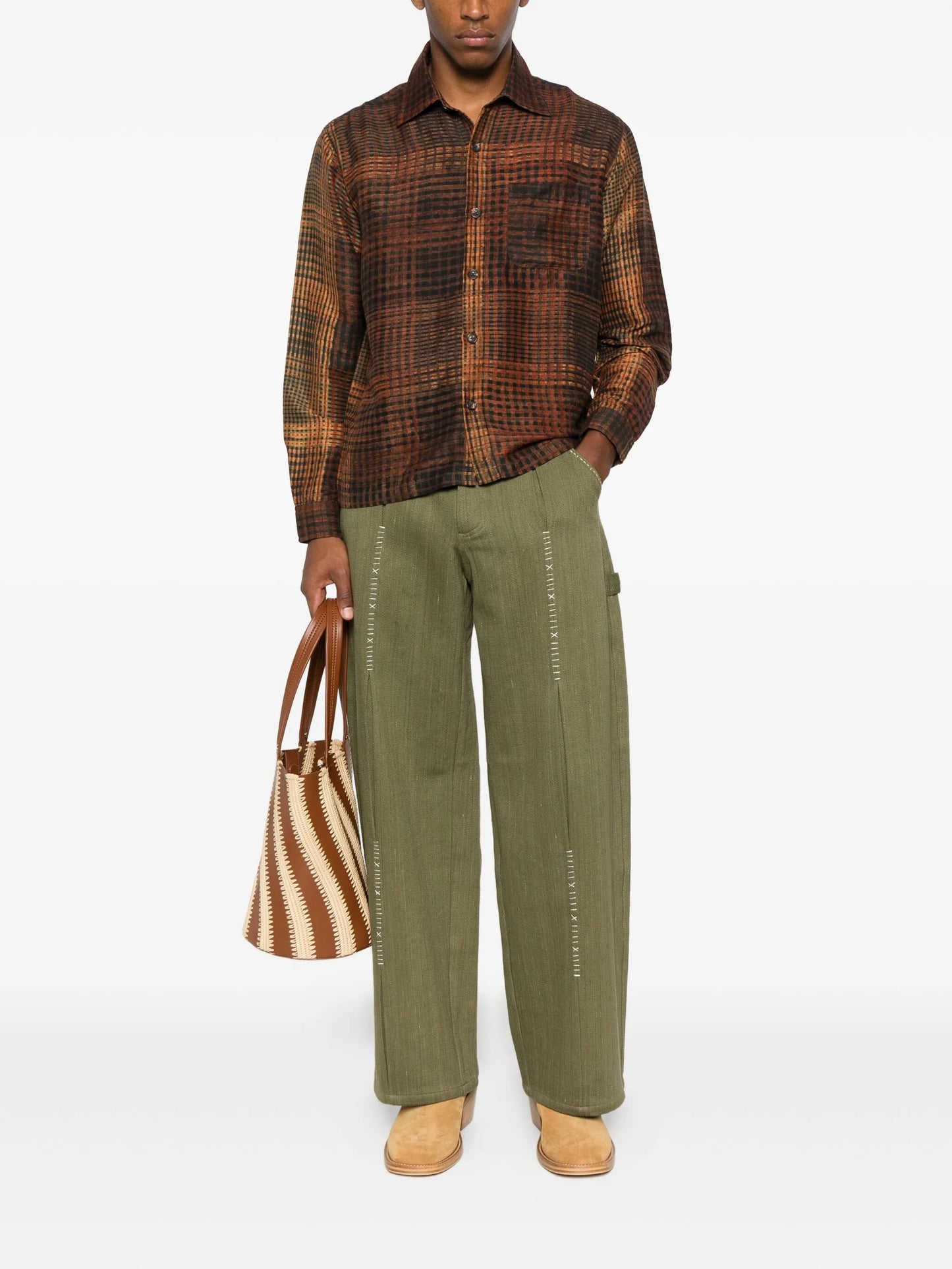checked shirt