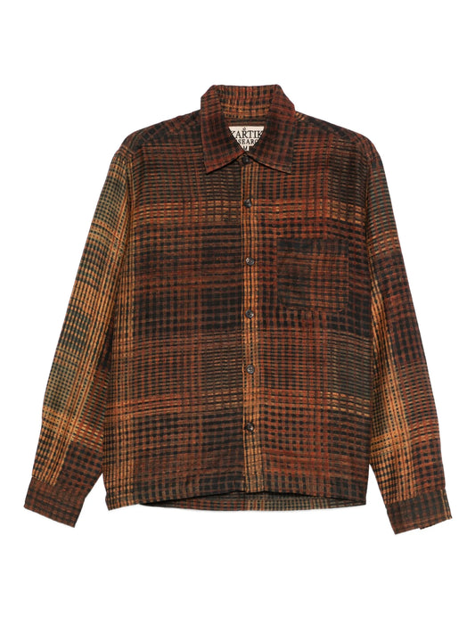 checked shirt