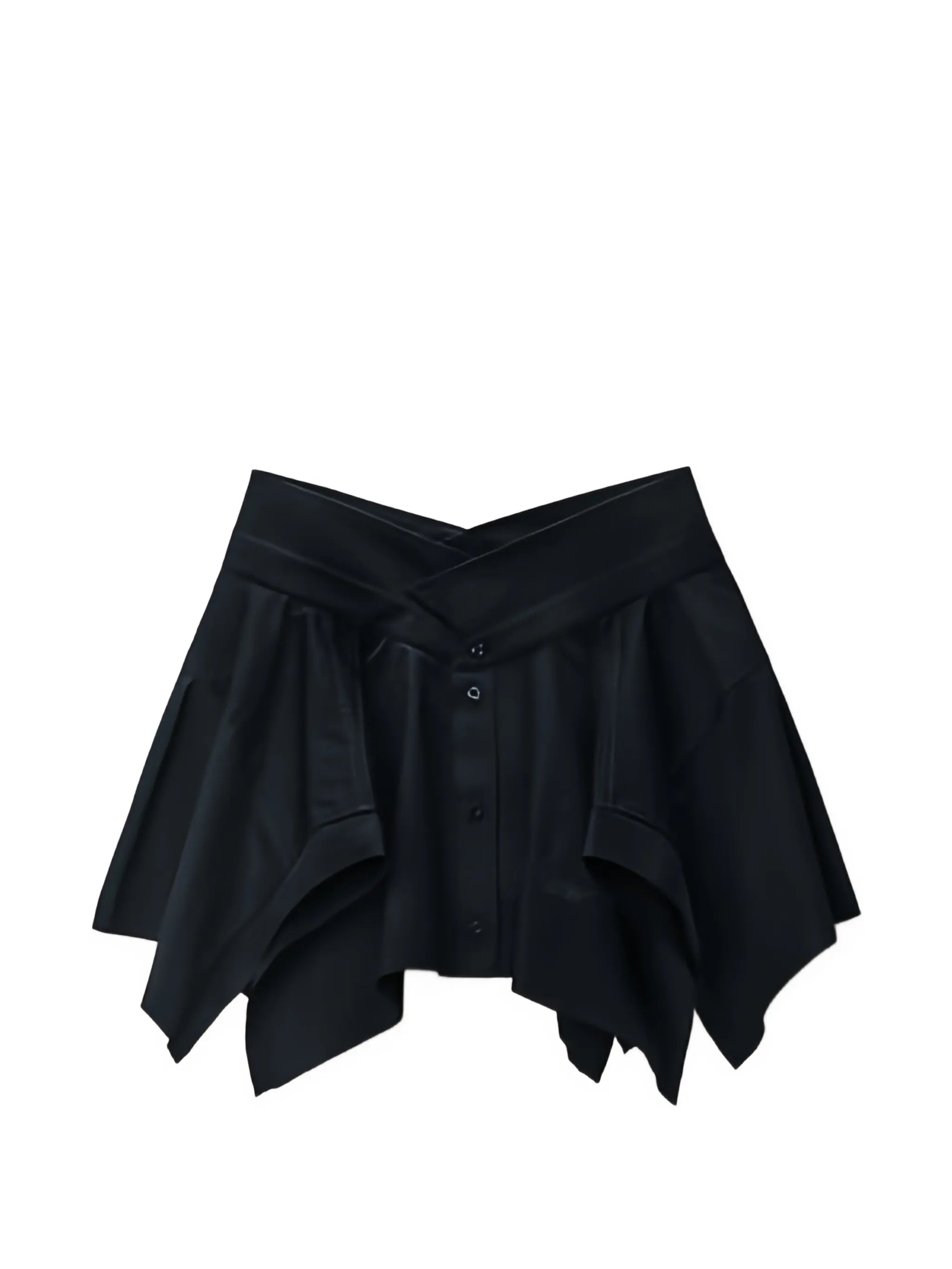 asymmetric mini skirt