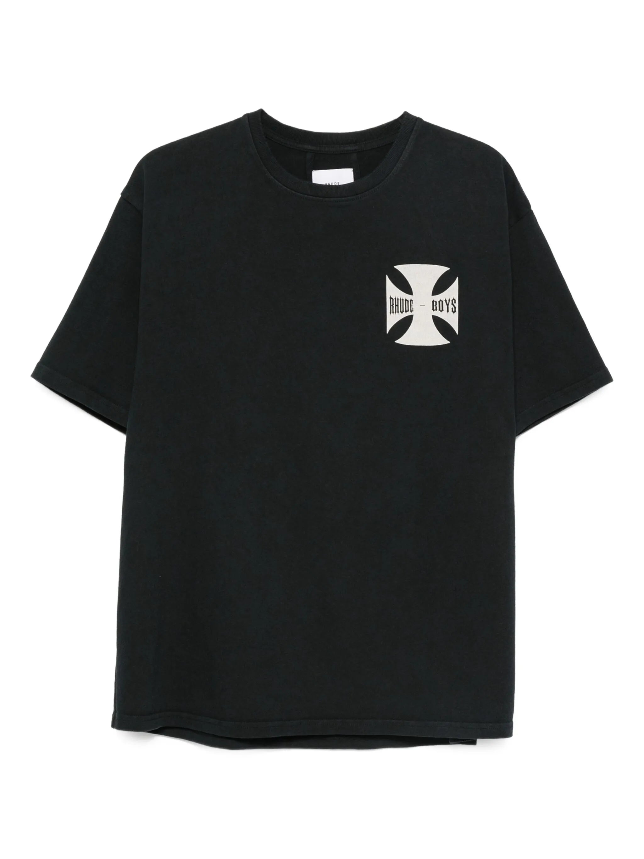 cross-embellished T-shirt