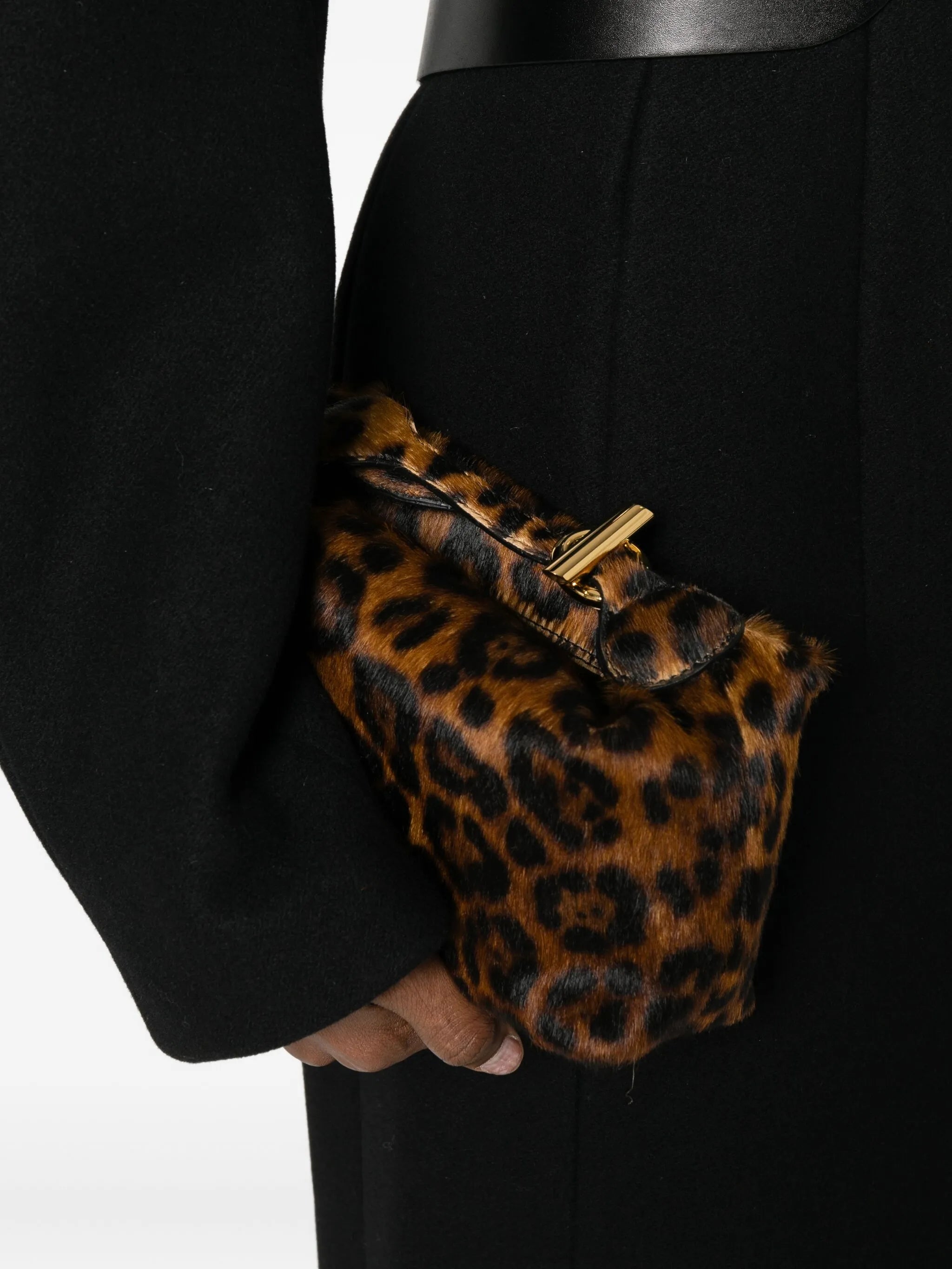 leopard-print mini bag