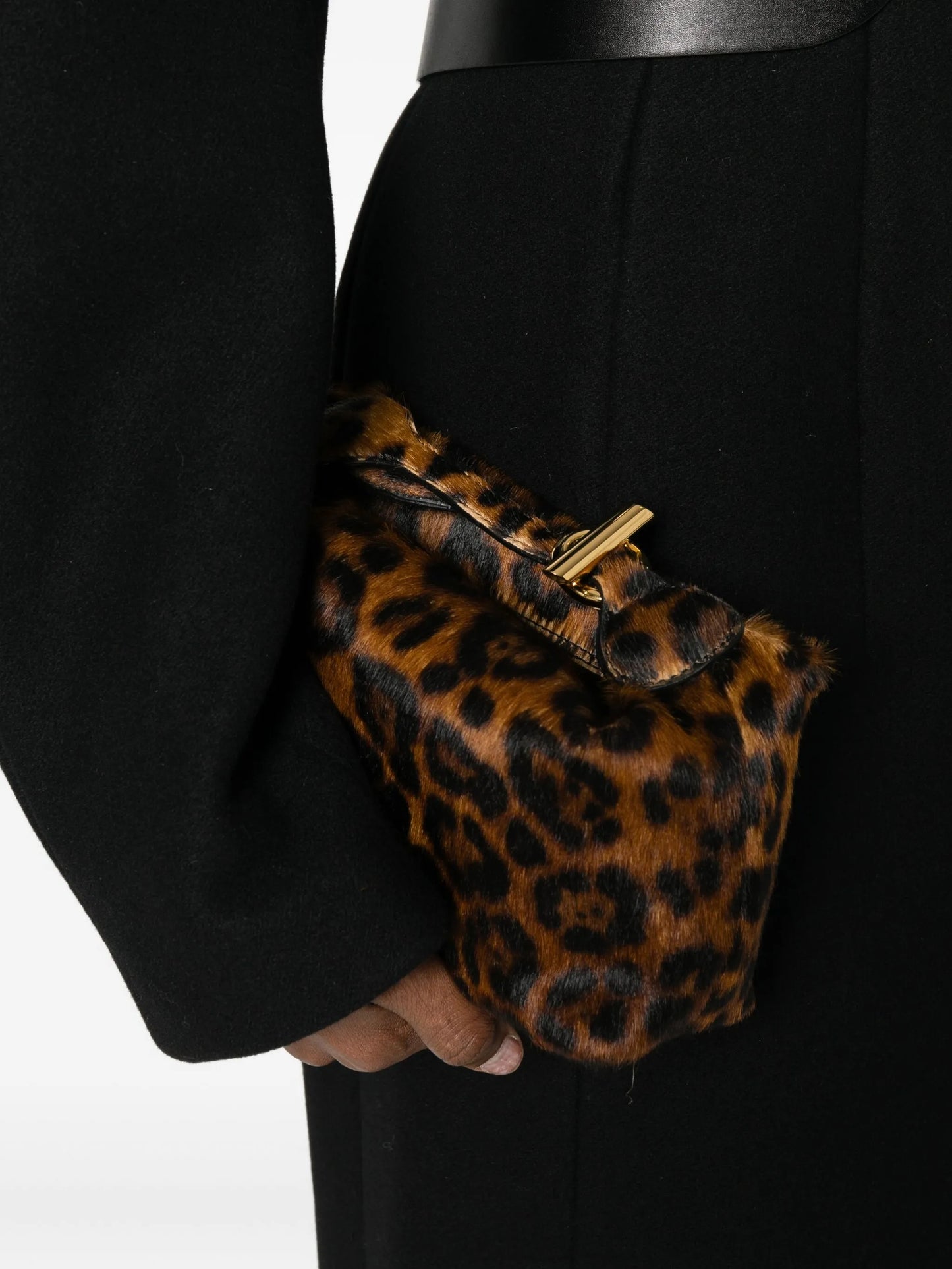 leopard-print mini bag