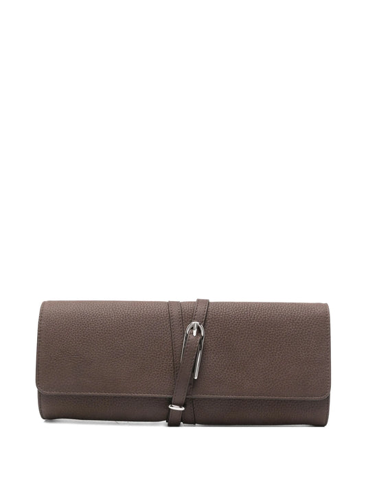 belted clutch bag