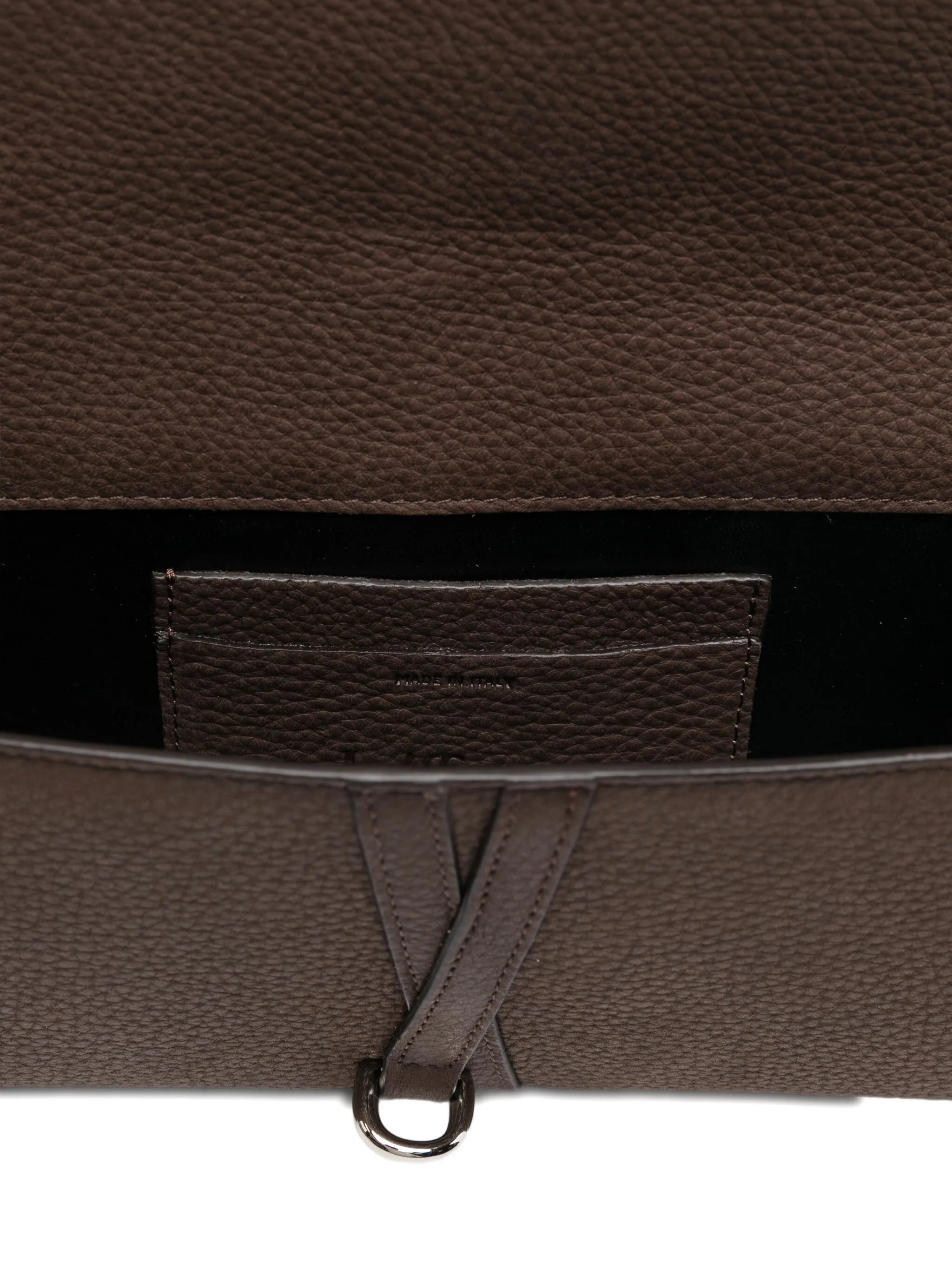 belted clutch bag