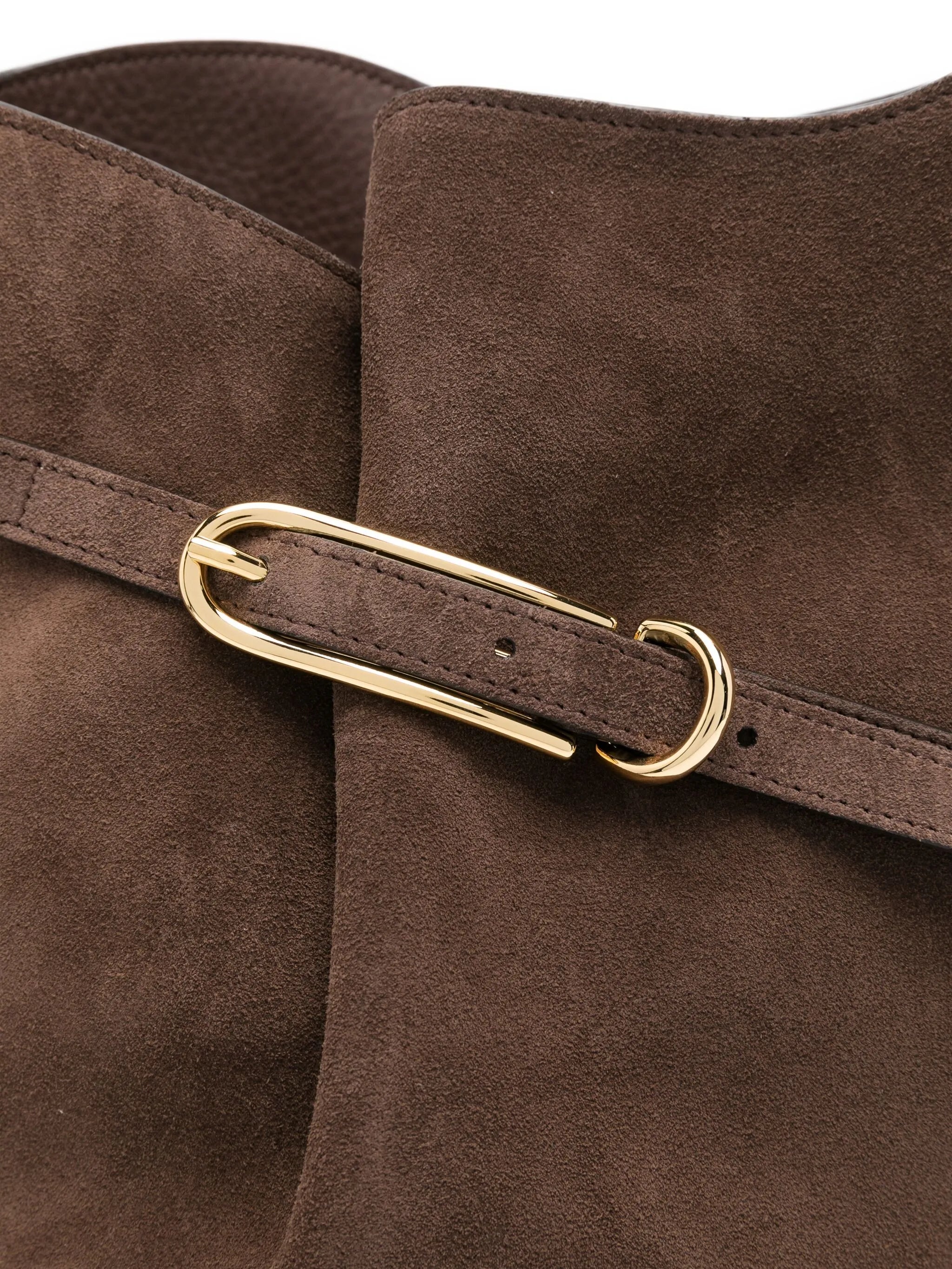 suede bucket bag