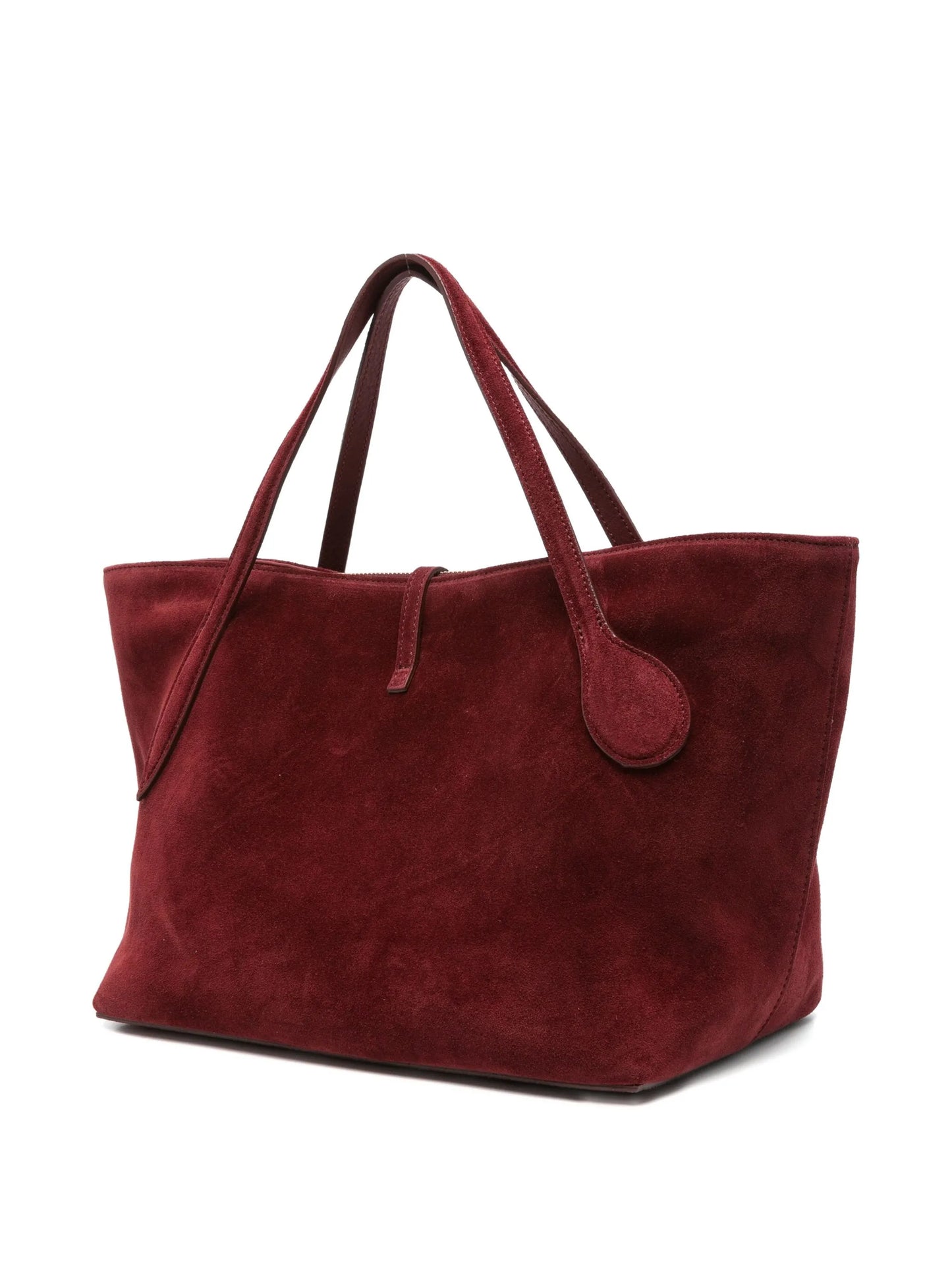 suede tote bag