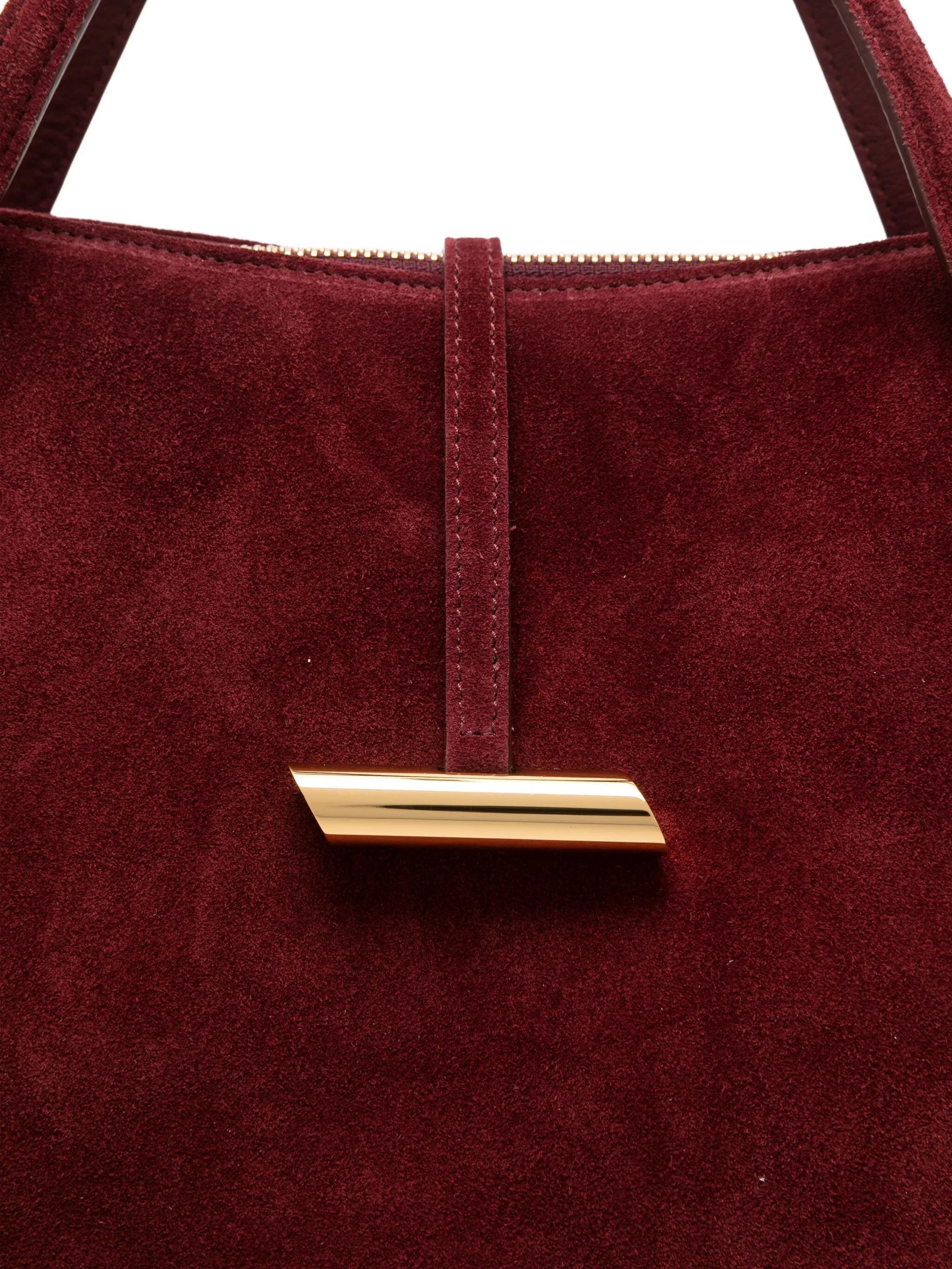 suede tote bag