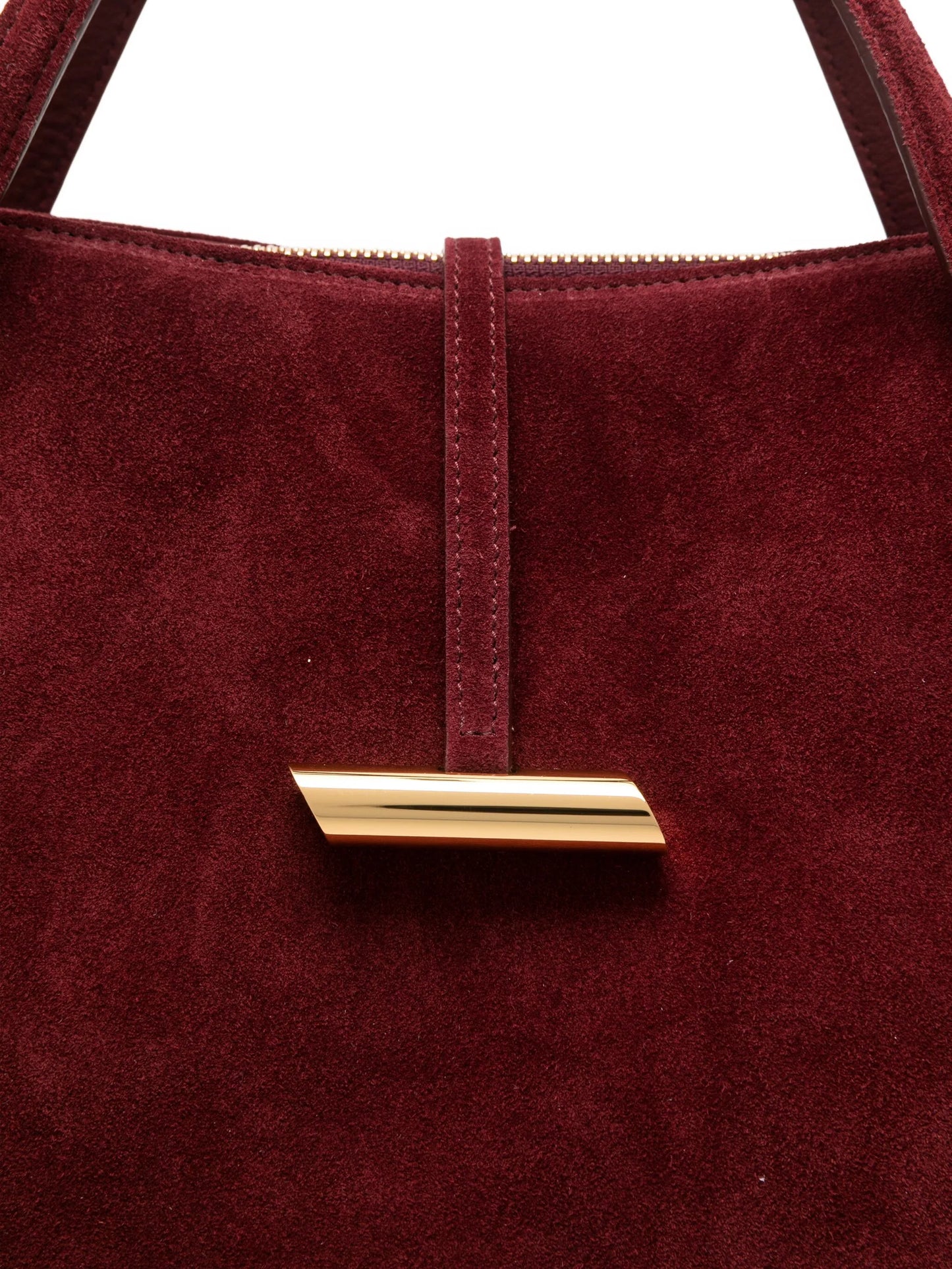 suede tote bag