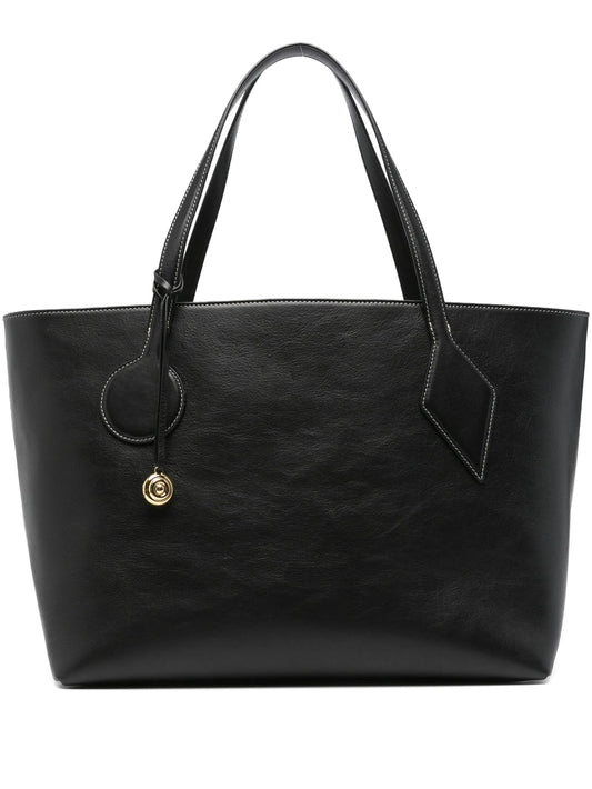 sprout charm tote bag