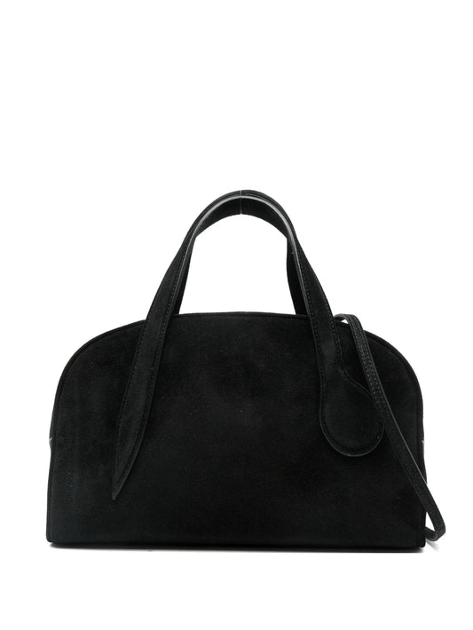 mini suede satchel bag