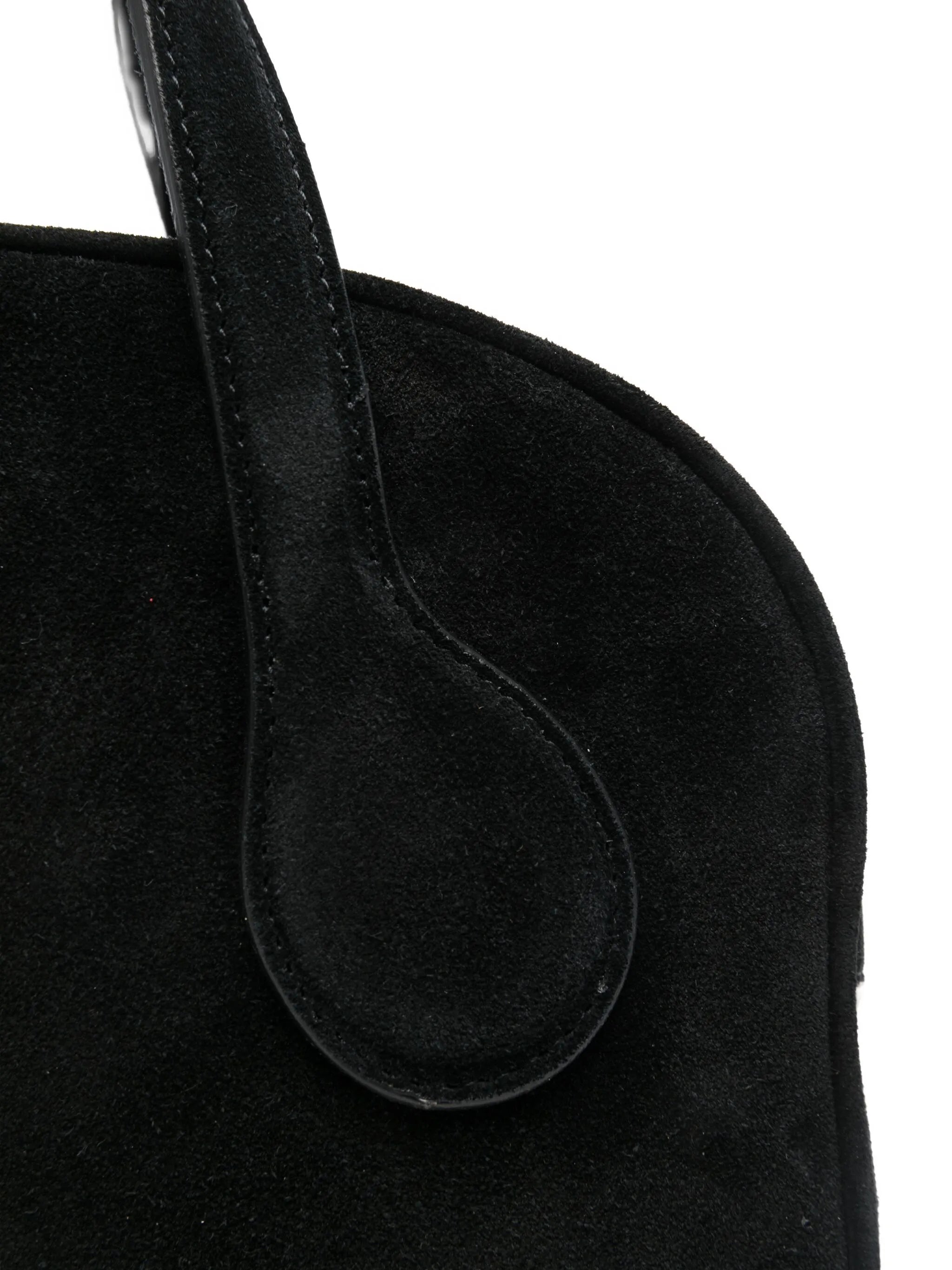 mini suede satchel bag