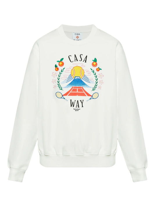 graphic-print sweatshirt