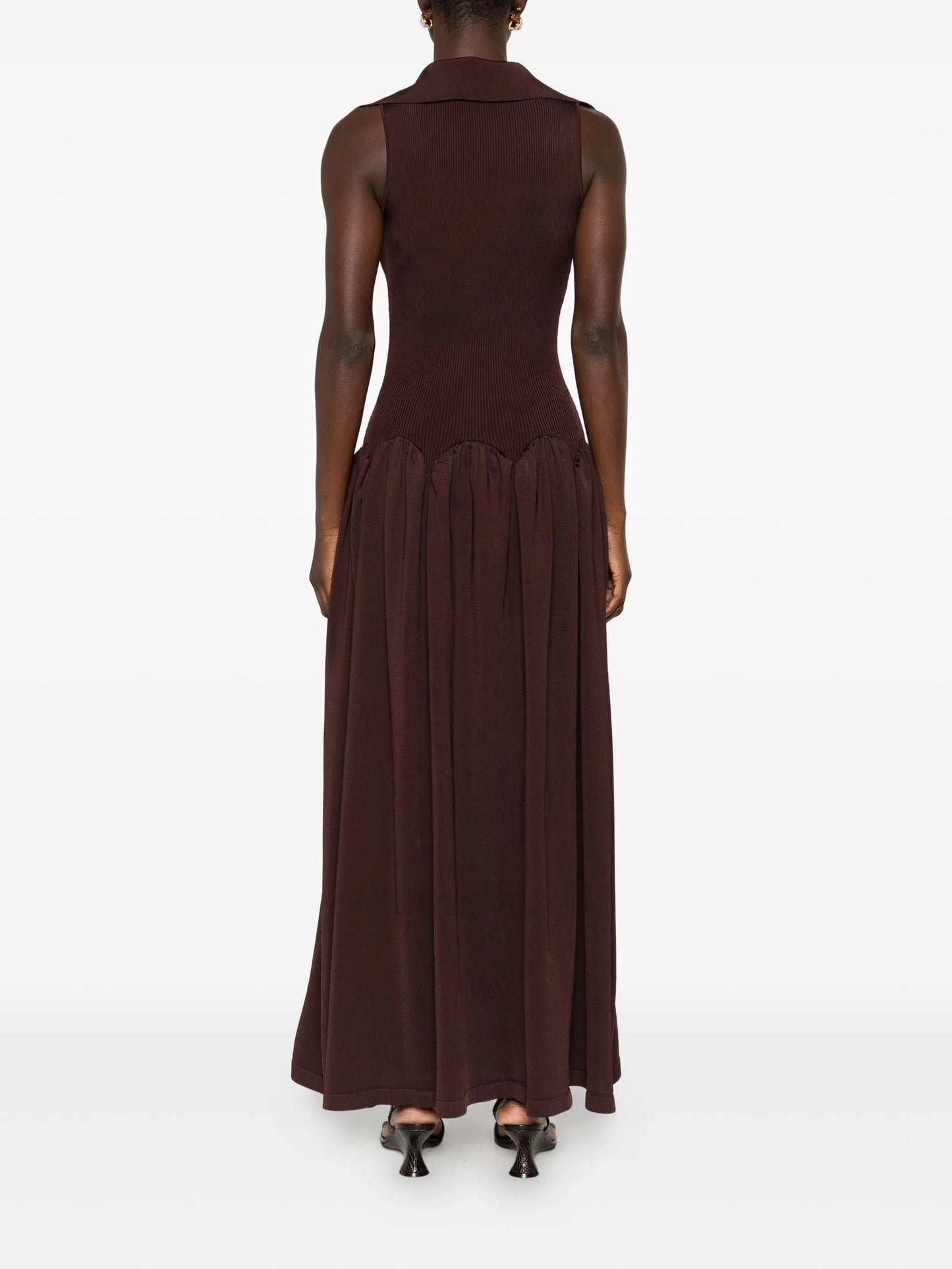 ribbed midi dress