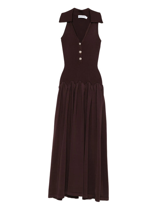 ribbed midi dress