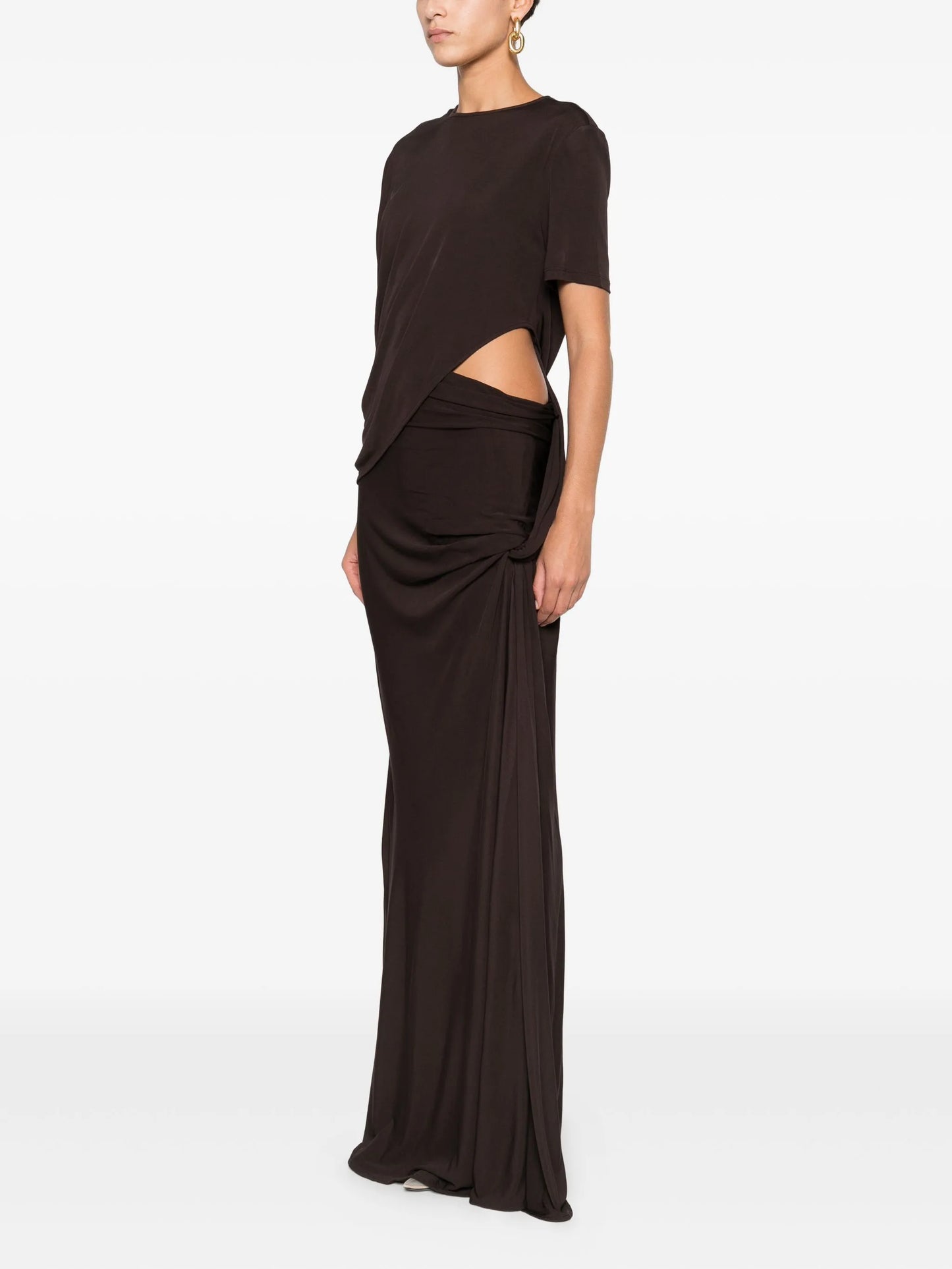 twisted cut-out maxi dress