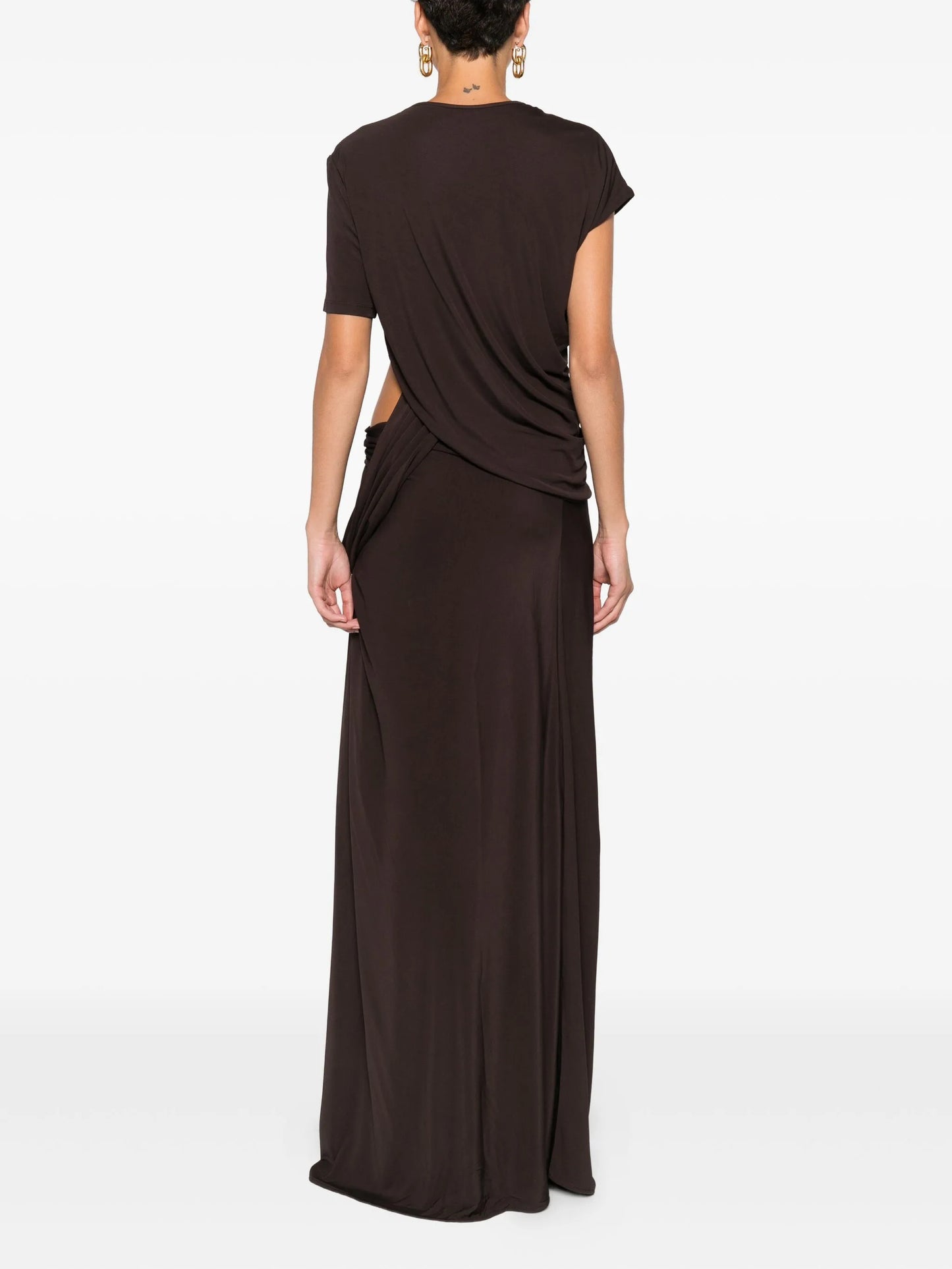 twisted cut-out maxi dress